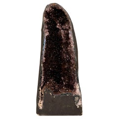 Geoda Catedral de Amatista con Rara Drusa Galaxia Negra