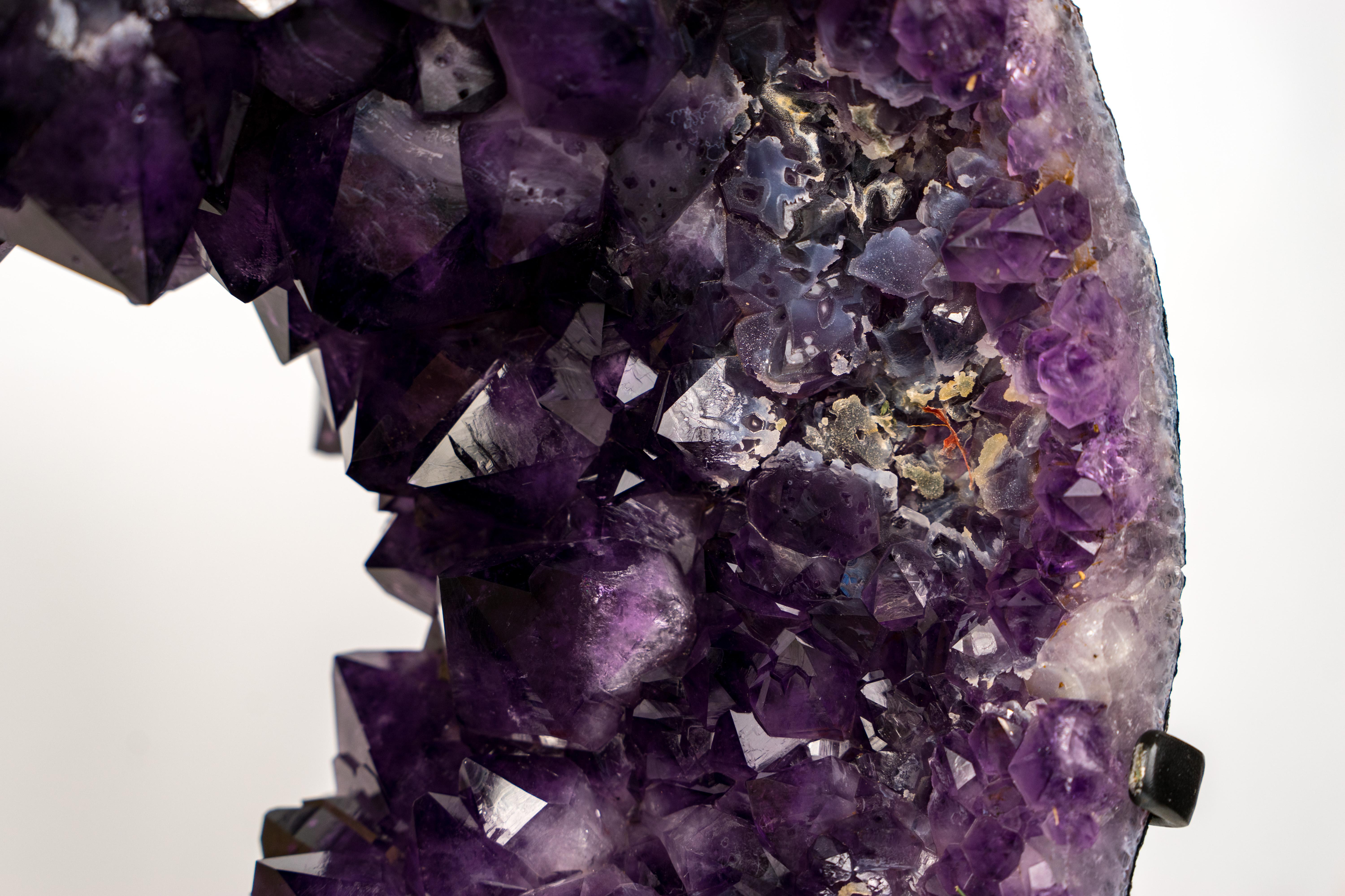 Rare Amethyst Geode Portal with AAA Crown Druzy Formation en vente 4