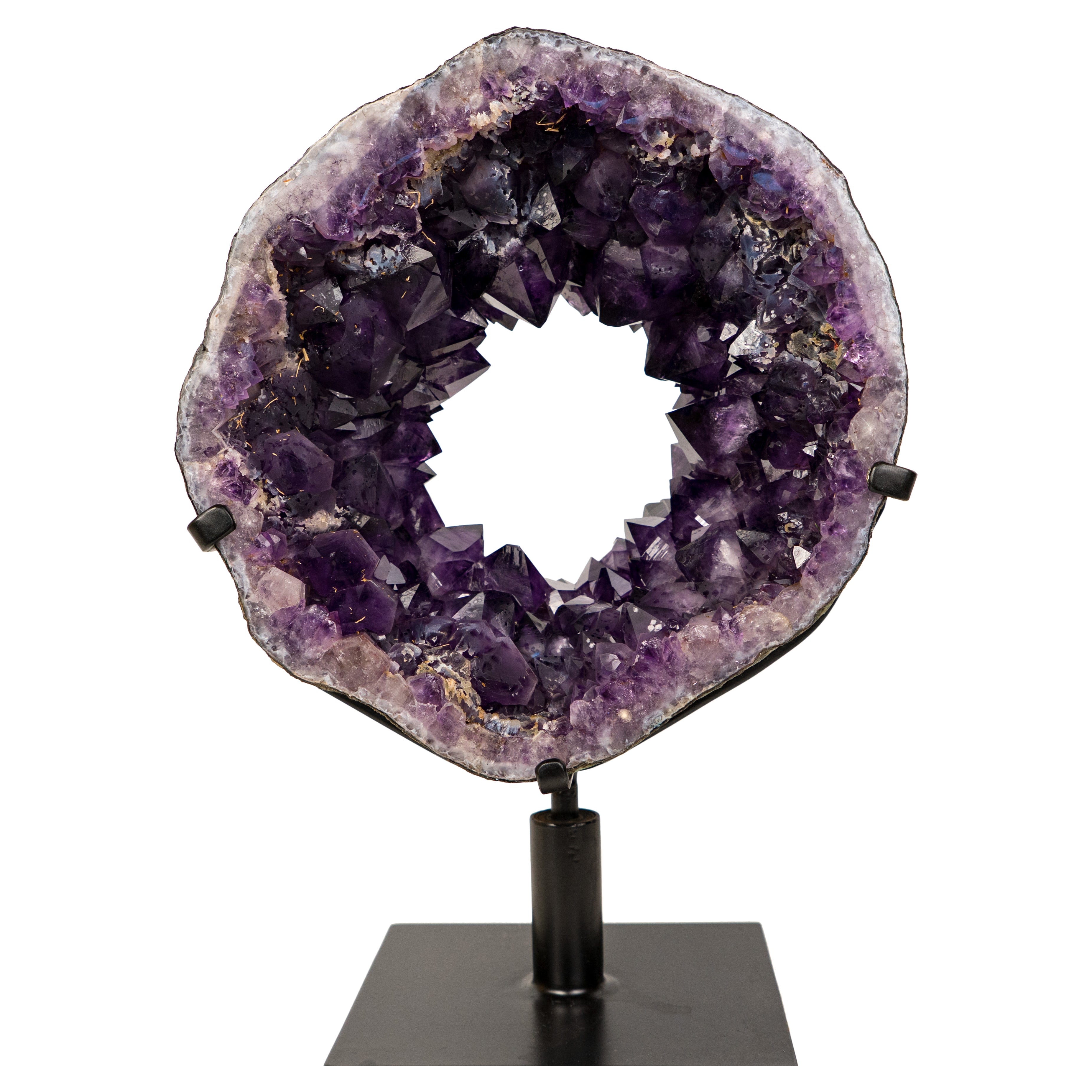 Rare Amethyst Geode Portal with AAA Crown Druzy Formation