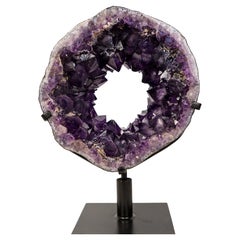 Rare Amethyst Geode Portal with AAA Crown Druzy Formation Rare Amethyst Geode Portal with AAA Crown Druzy Formation
