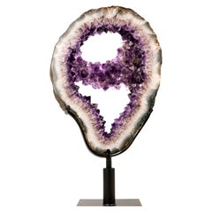 Rare Amethyst Geode Portal with an Amethyst Bridge