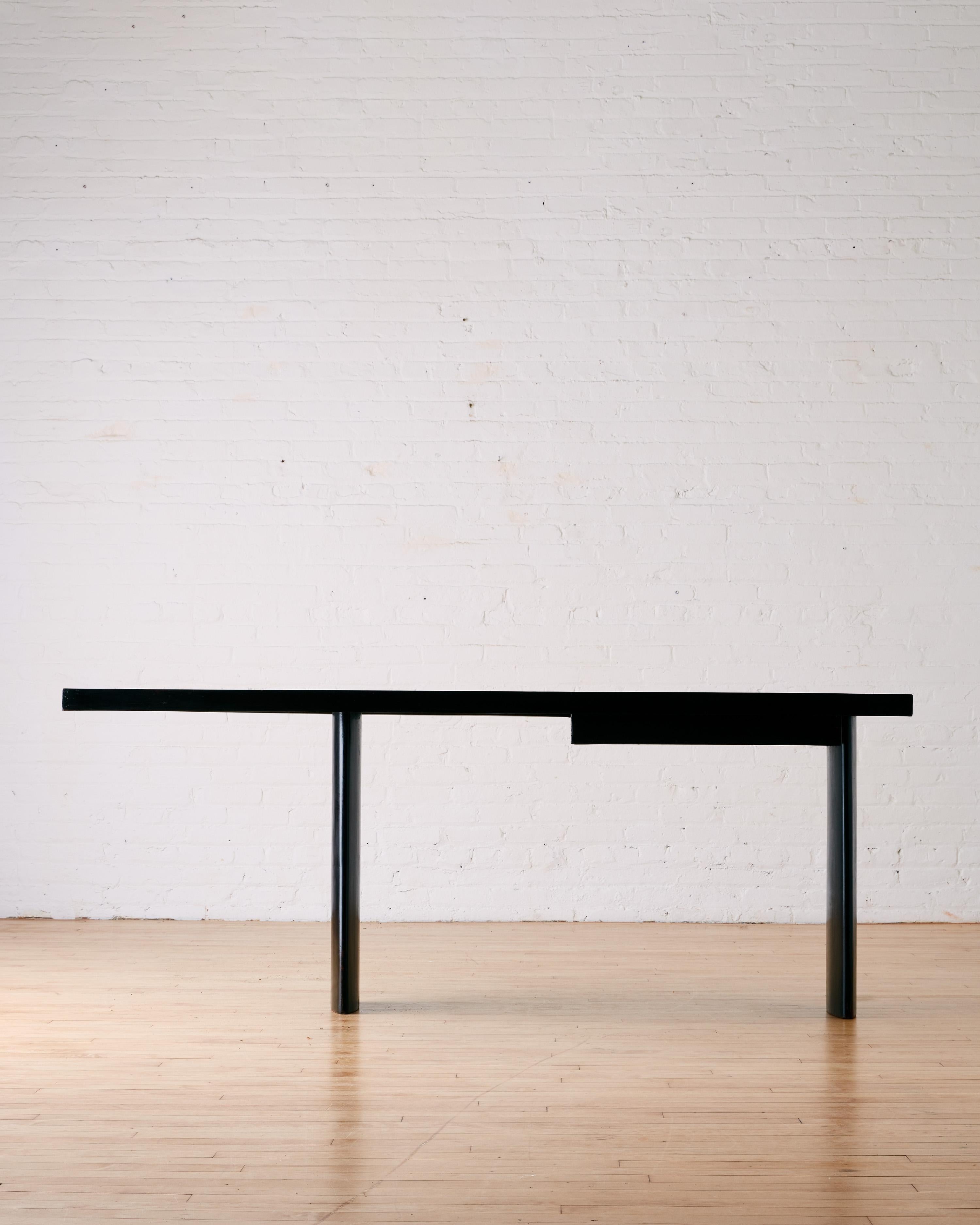 Stained Rare Ammedabad Console/Desk by Balkrisna Doshi & Le Corbusier.  For Sale