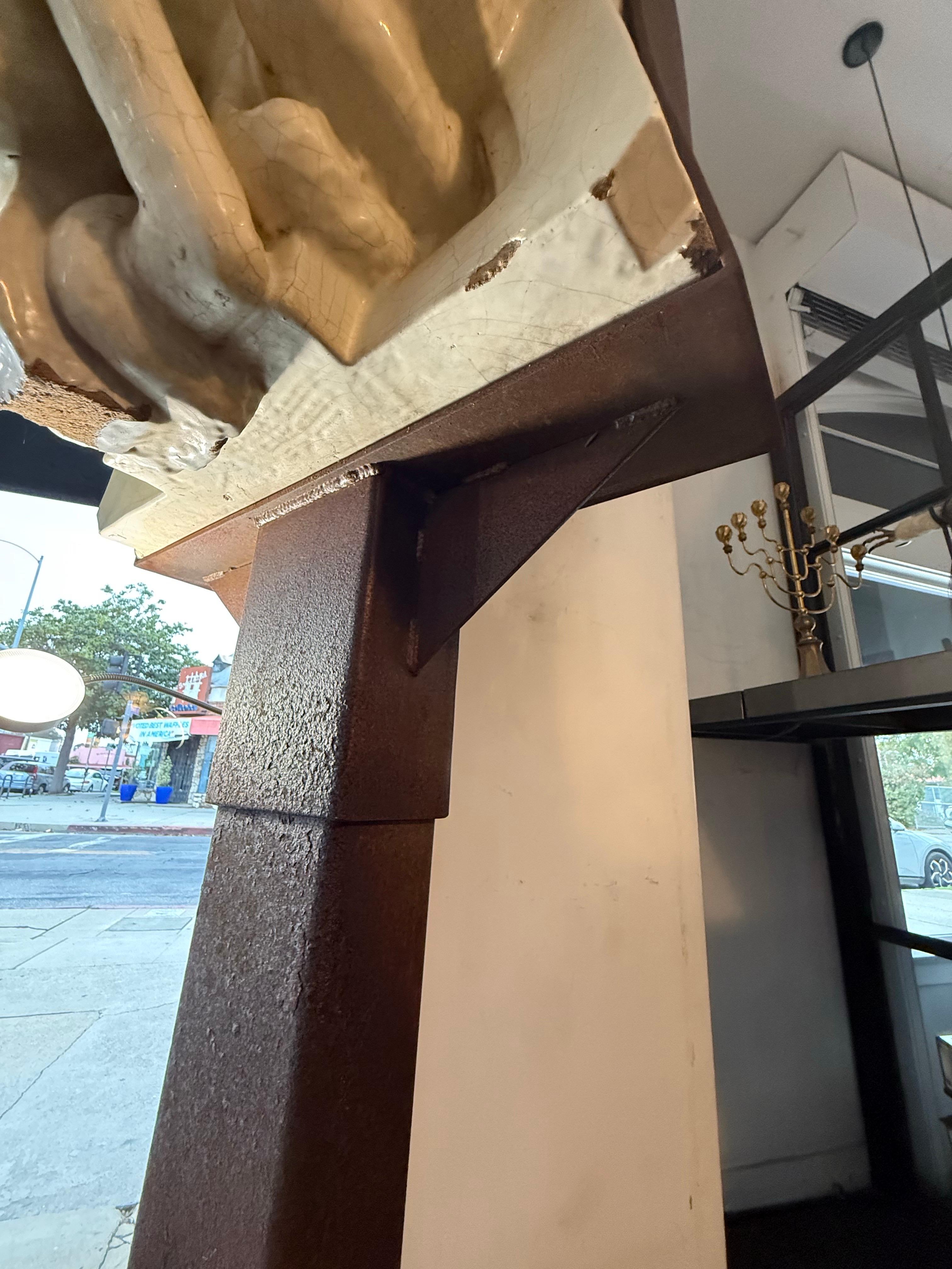 Rare Ancienne Architectural Lion Head, c.1885 For Sale 3