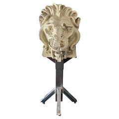 Rare Ancienne Architectural Lion Head, c.1885