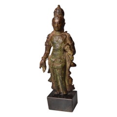 Rare Ancient Indonesian Bronze Java Surya The sun God C 9th C AD