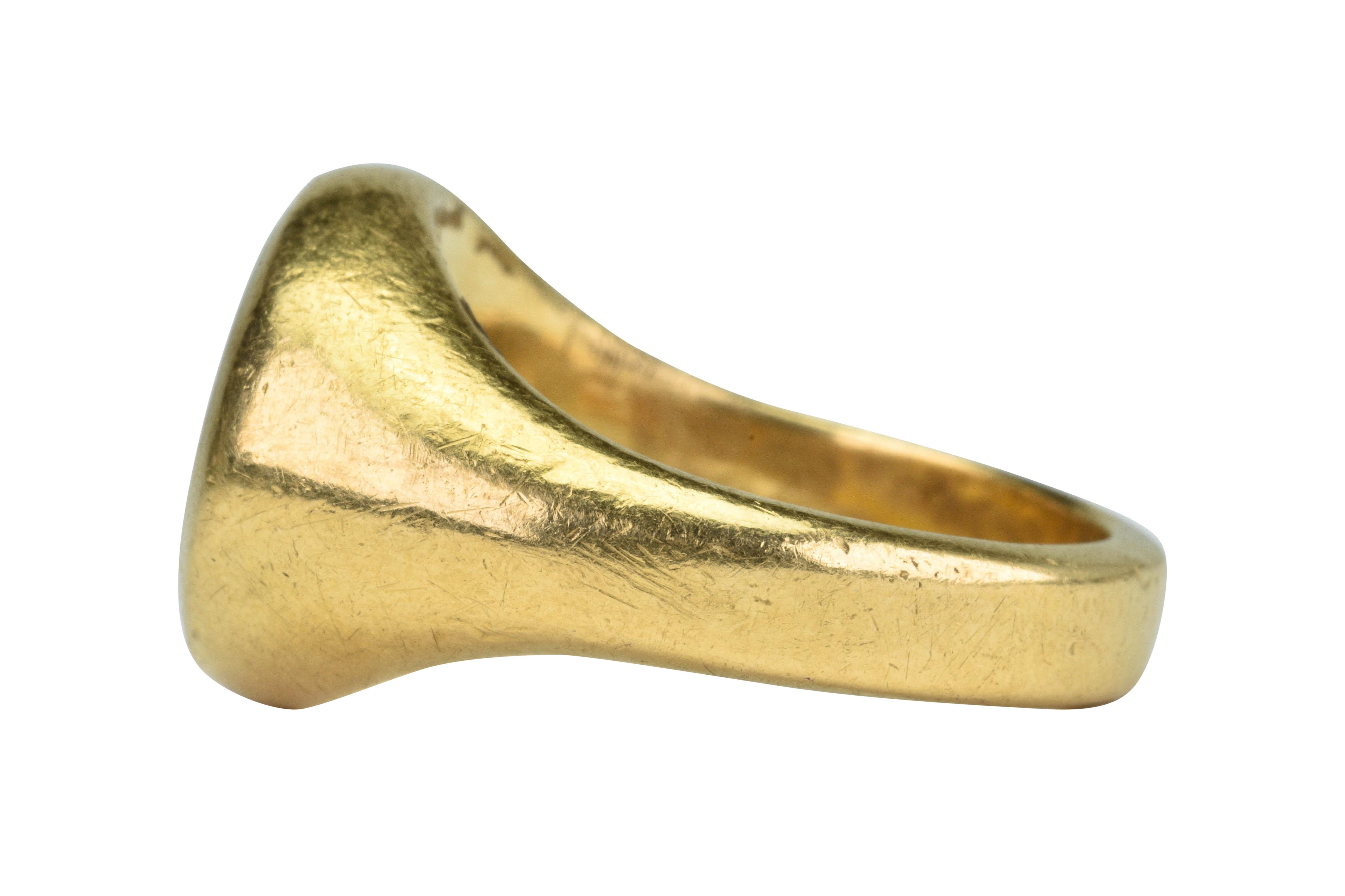 gold roman ring