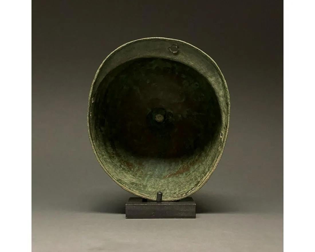 Rare Ancient Roman Montefortino Gilded Helmet, XRF Tested In Good Condition In London, GB