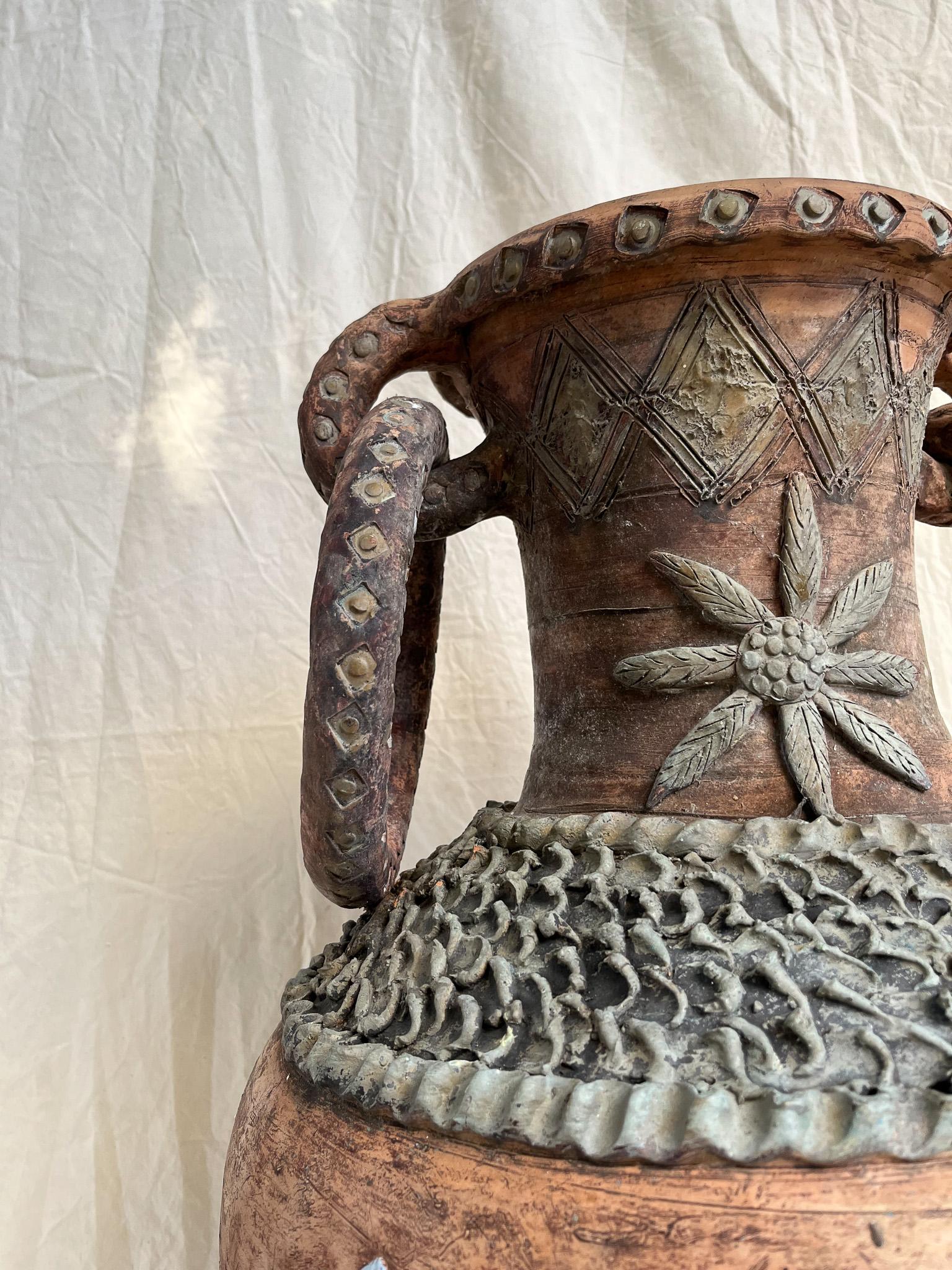 Rare Ancient Sicilian Fountain in Terracotta, 19th Sicilian 1