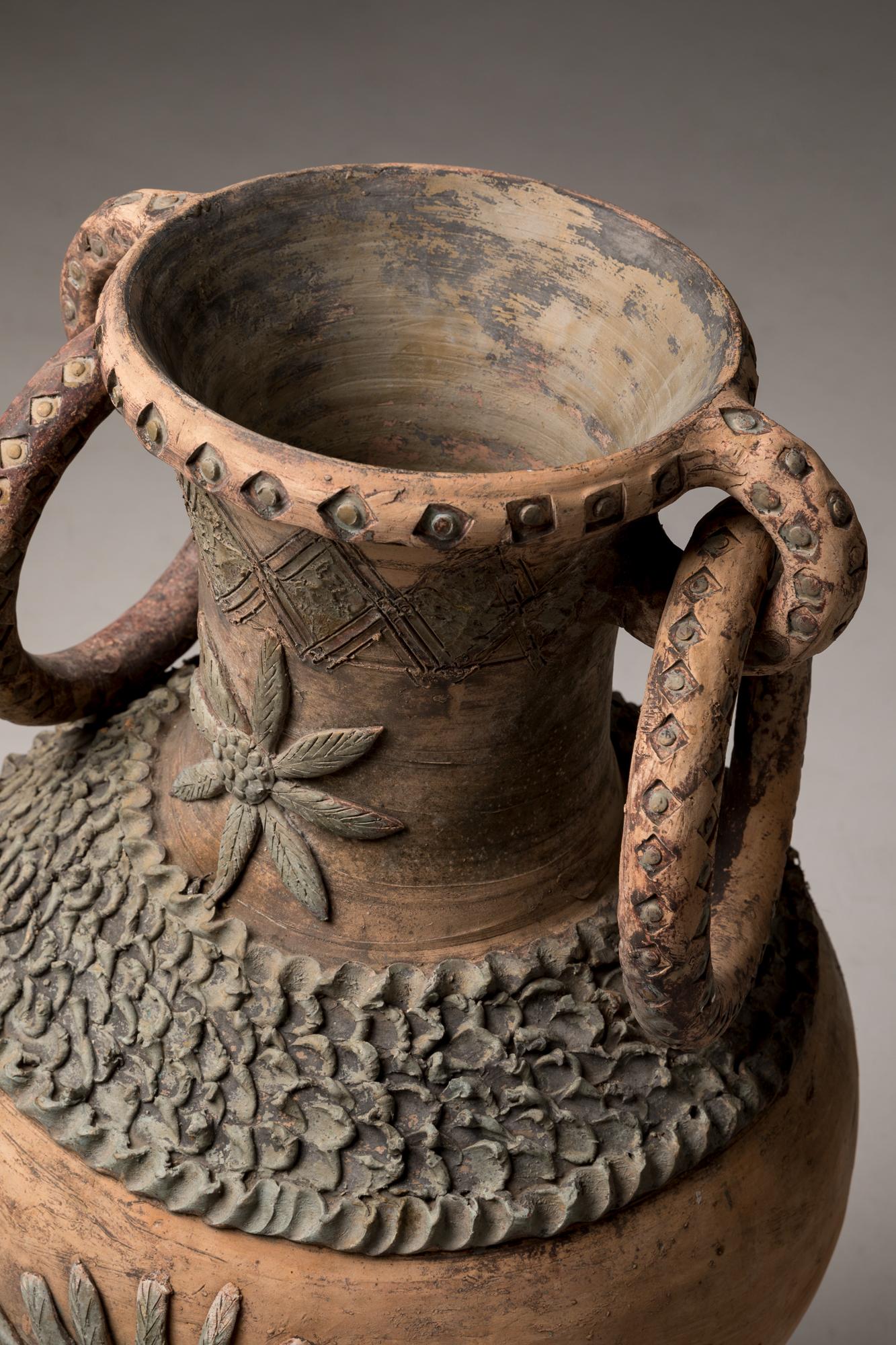 Rare Ancient Sicilian Fountain in Terracotta, 19th Sicilian In Good Condition In Lisboa, PT