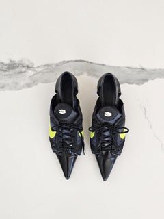 Seltene Ancuta Sarca F1 Lamborghini Nike Kitten Heel Pumps Größe 40 10 Rosalia