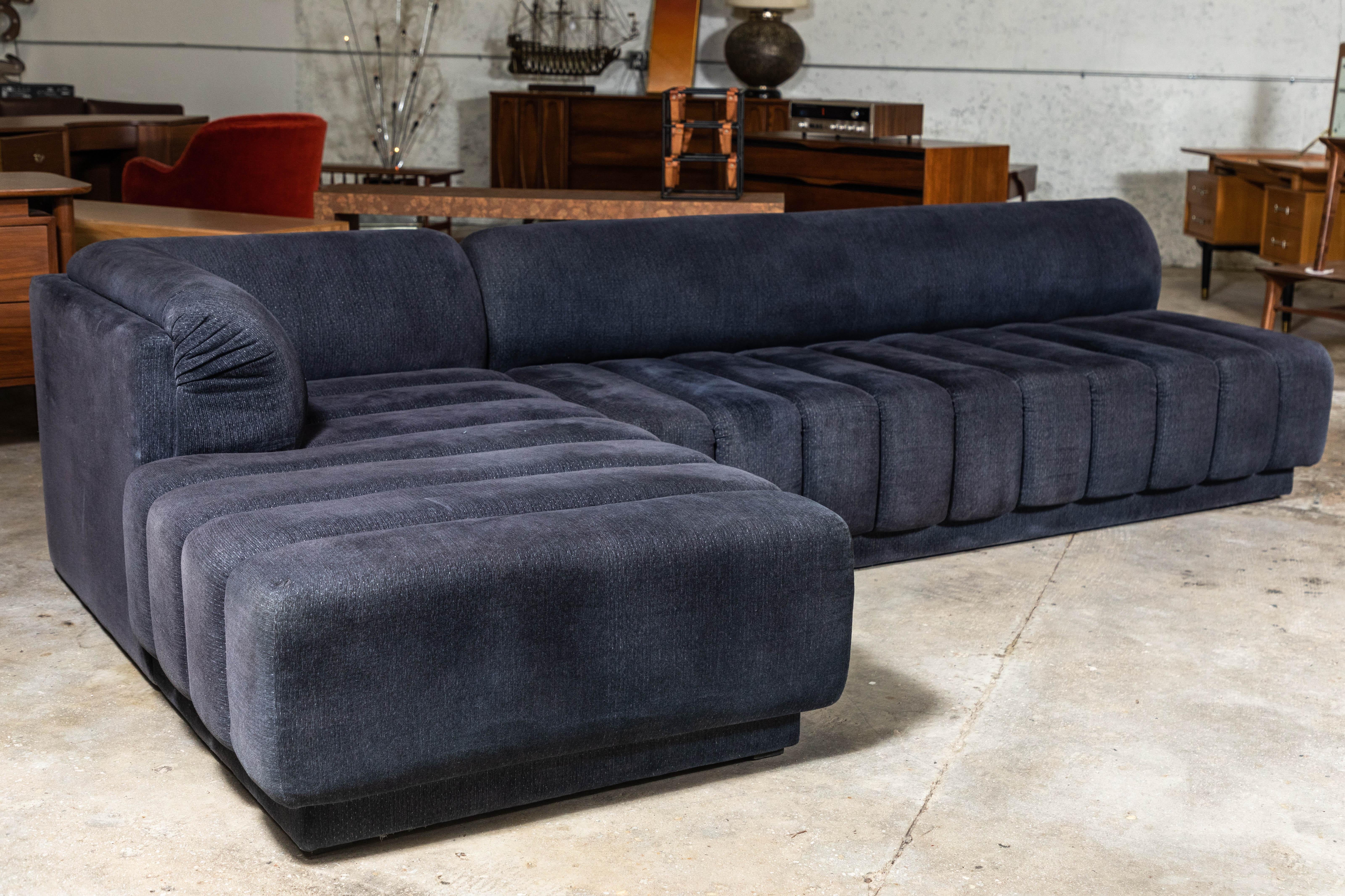 Rare and Amazing Designer Sectional Sofa by Directional, Dated 1987 For Sale 3