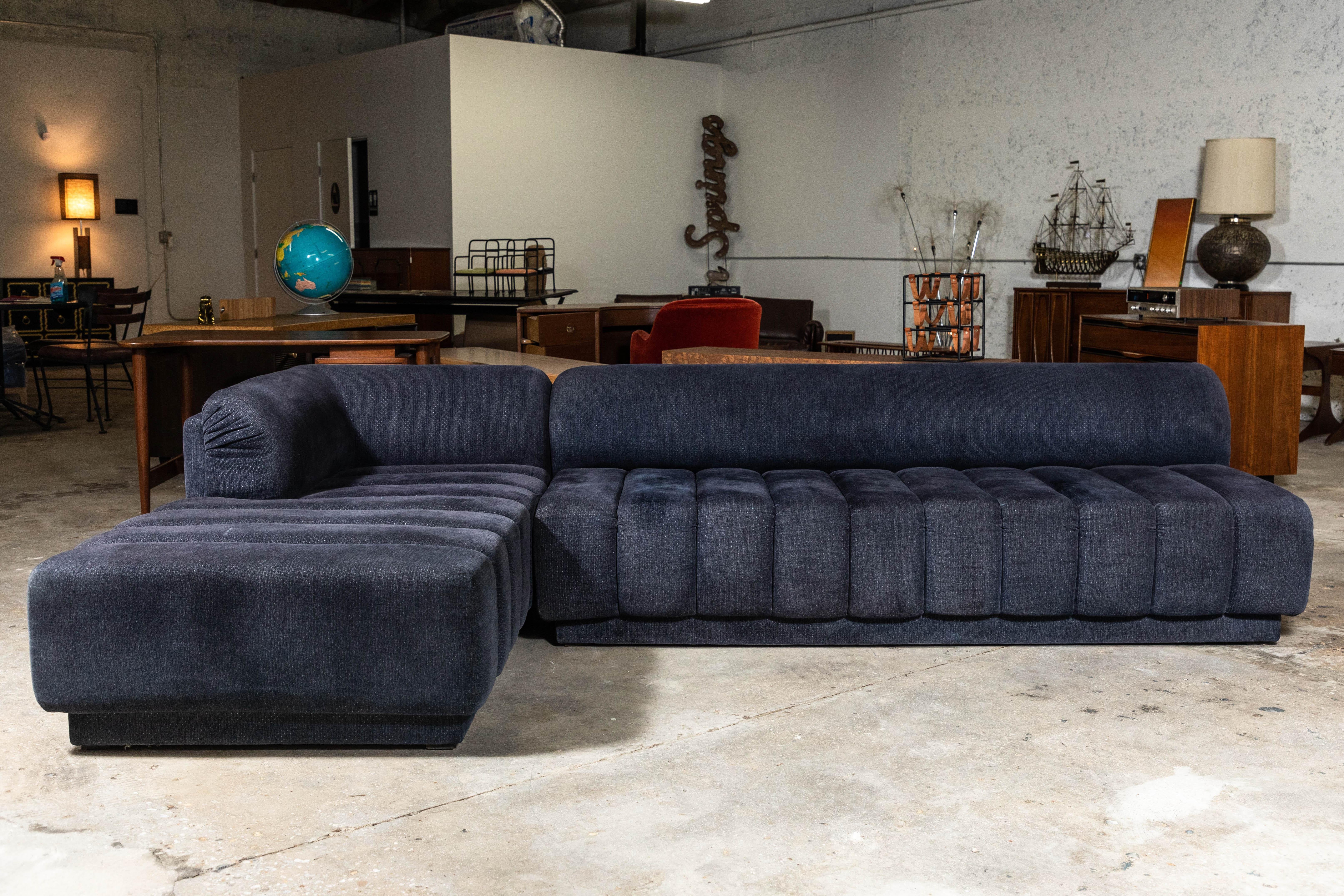 Rare and Amazing Designer Sectional Sofa by Directional, Dated 1987 For Sale 2