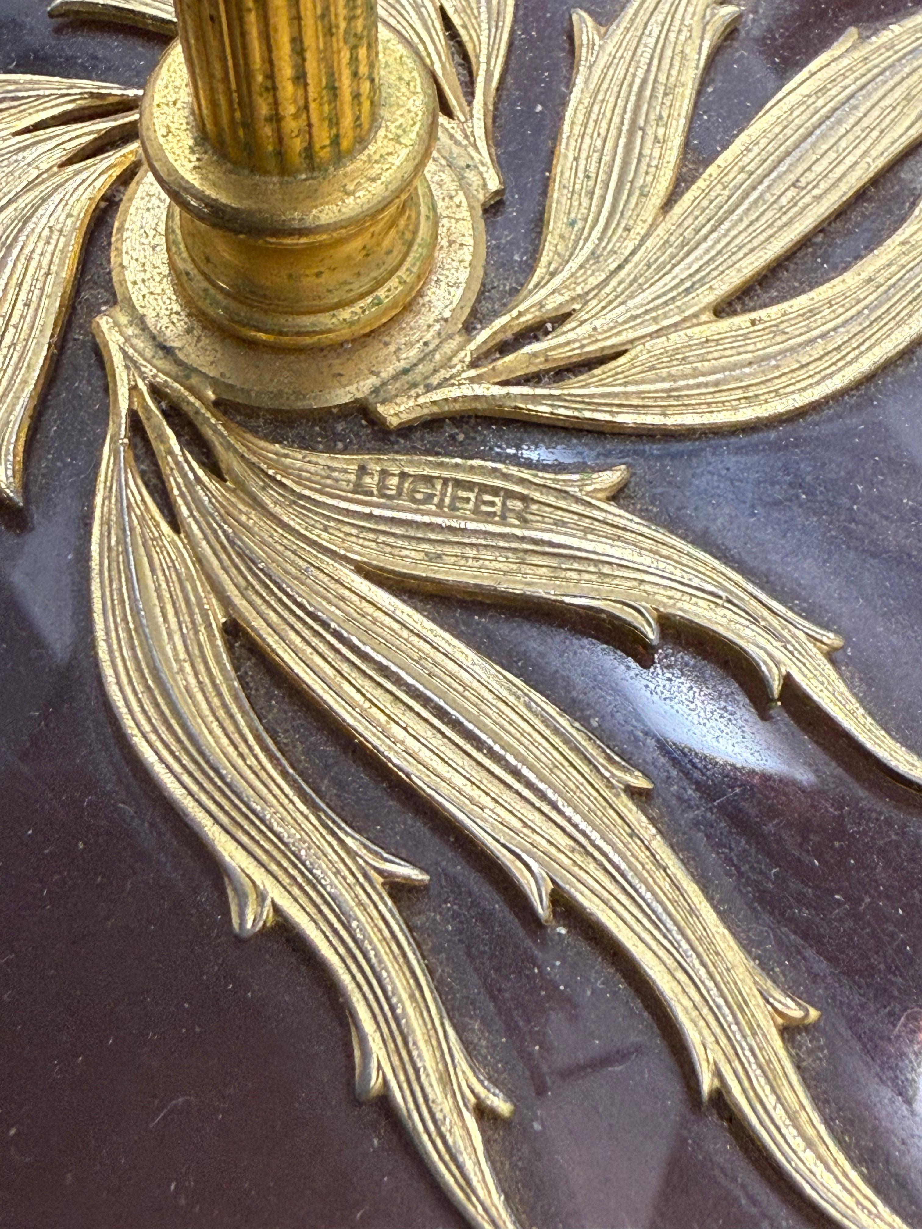 rare et étonnante lampe en agate Willy Daro 