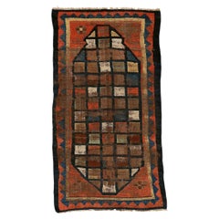 Rare and Antique Early Bakhtiari Gabbeh Rug with Polychrome Squares