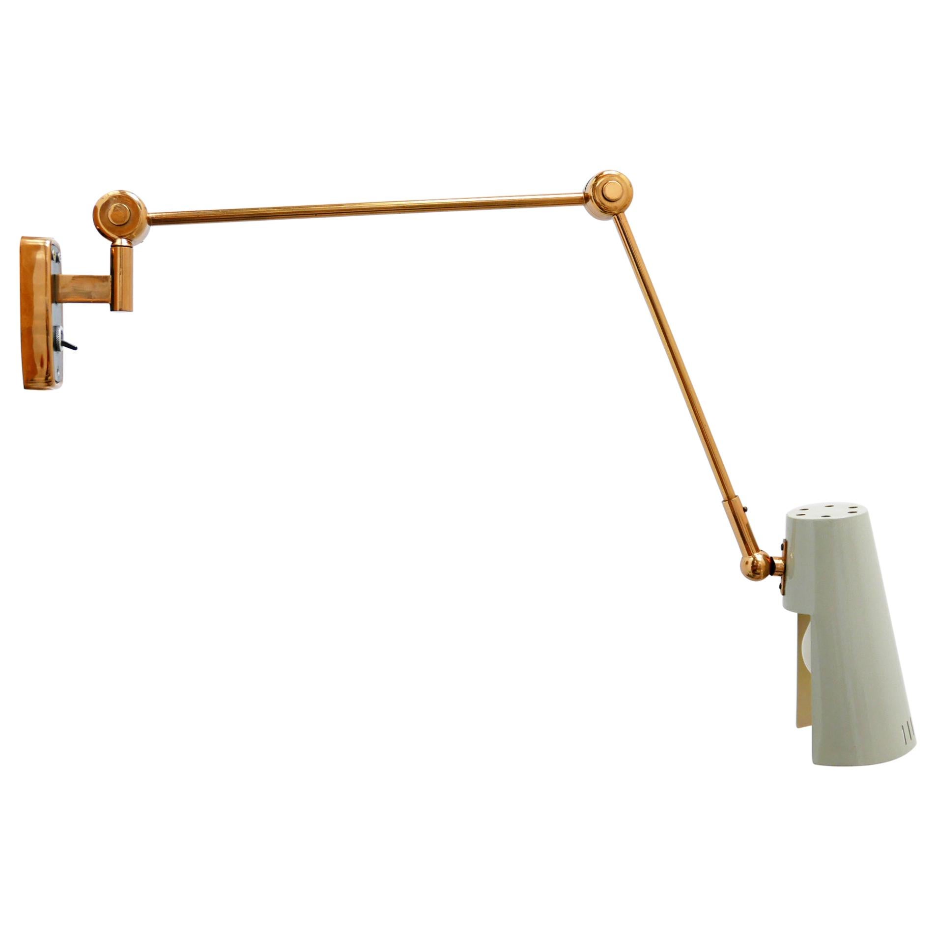 Rare and Articulated Mid-Century Modern Wall Lamp by Stilnovo, 1950s, Italy