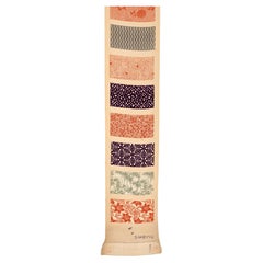 Rare and Beautiful Japanese Chirimen Silk Fabric Sampler '3rd of 4'