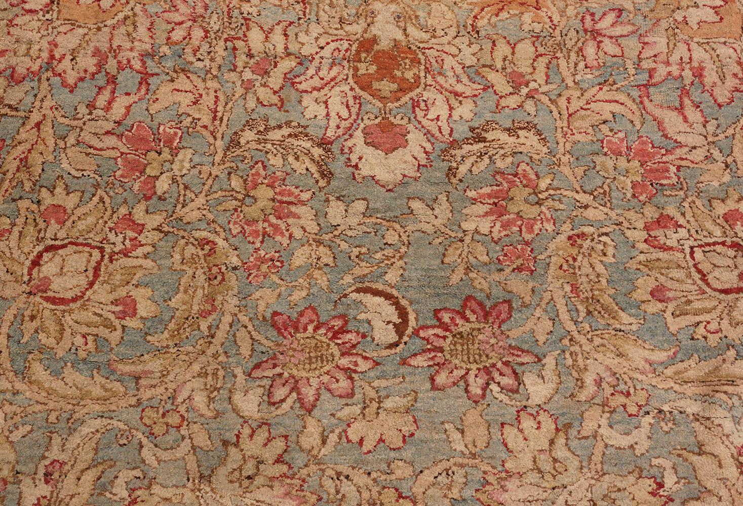 A Remarkable Rare and Breathtaking Large Antique Indian Agra Rug, Country of Origin / Rug Type: Indian Rugs, Circa Date: Late 19th Century. Size: 10 ft 8 in x 18 ft 3 in (3.25 m x 5.56 m)

This remarkably rare large Indian Agra rug is a sight to