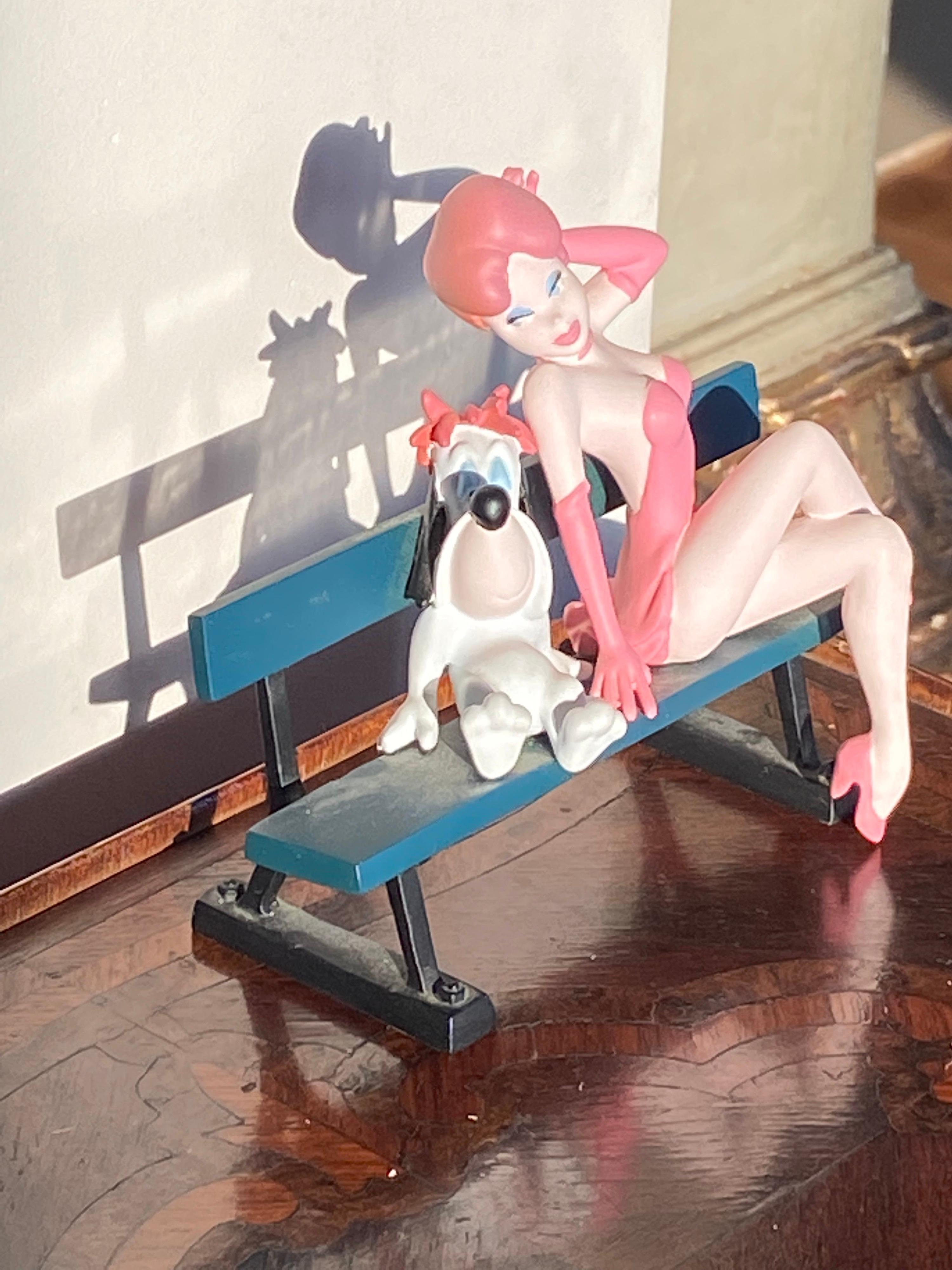 Statue de figurine rare et de collection Droopy et fille par Demons & Merveilles Bon état - En vente à Sofia, BG