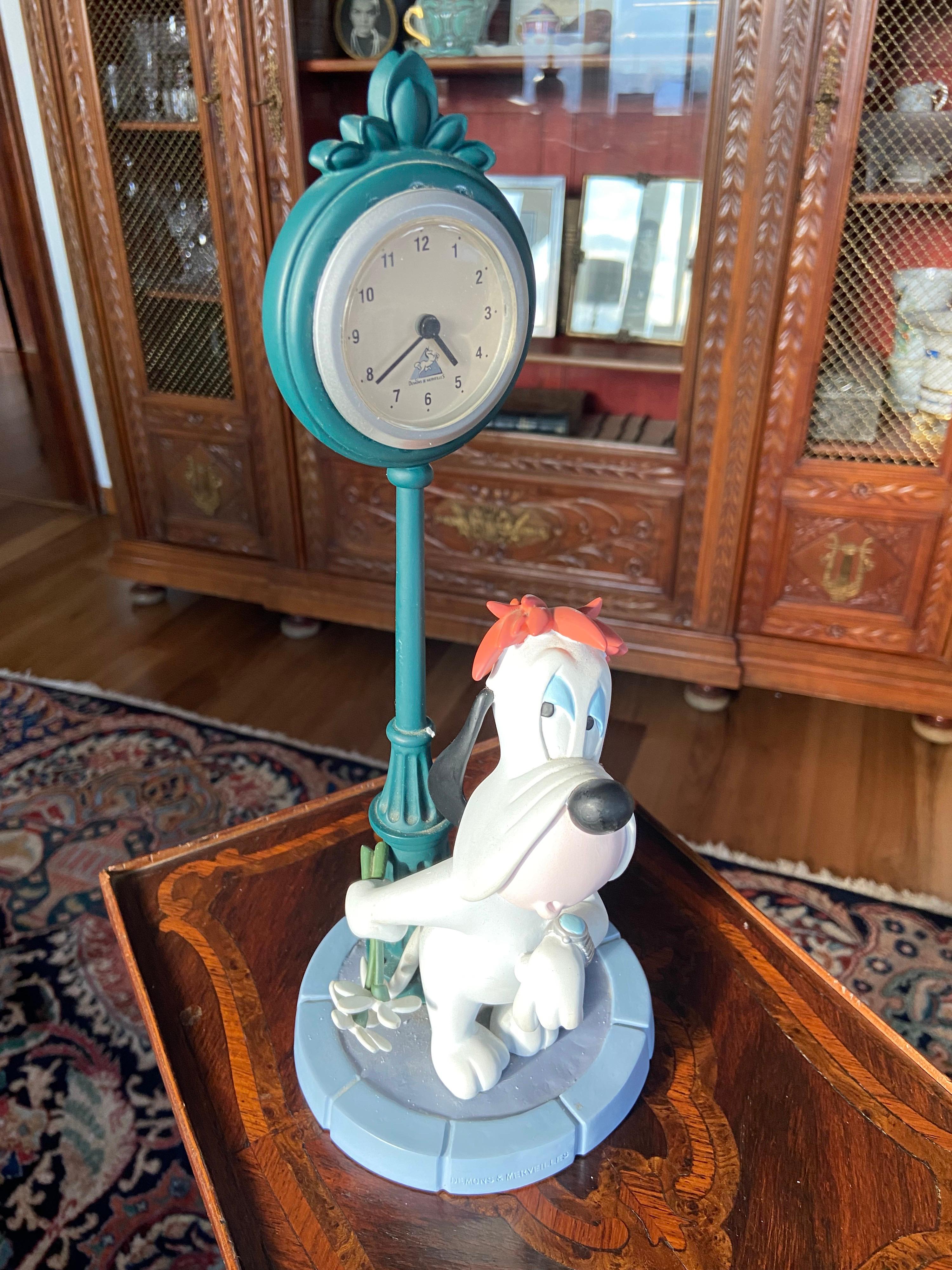 American Rare and Collectable Droopy by the Clock by Demons & Merveilles Figurine Statue For Sale