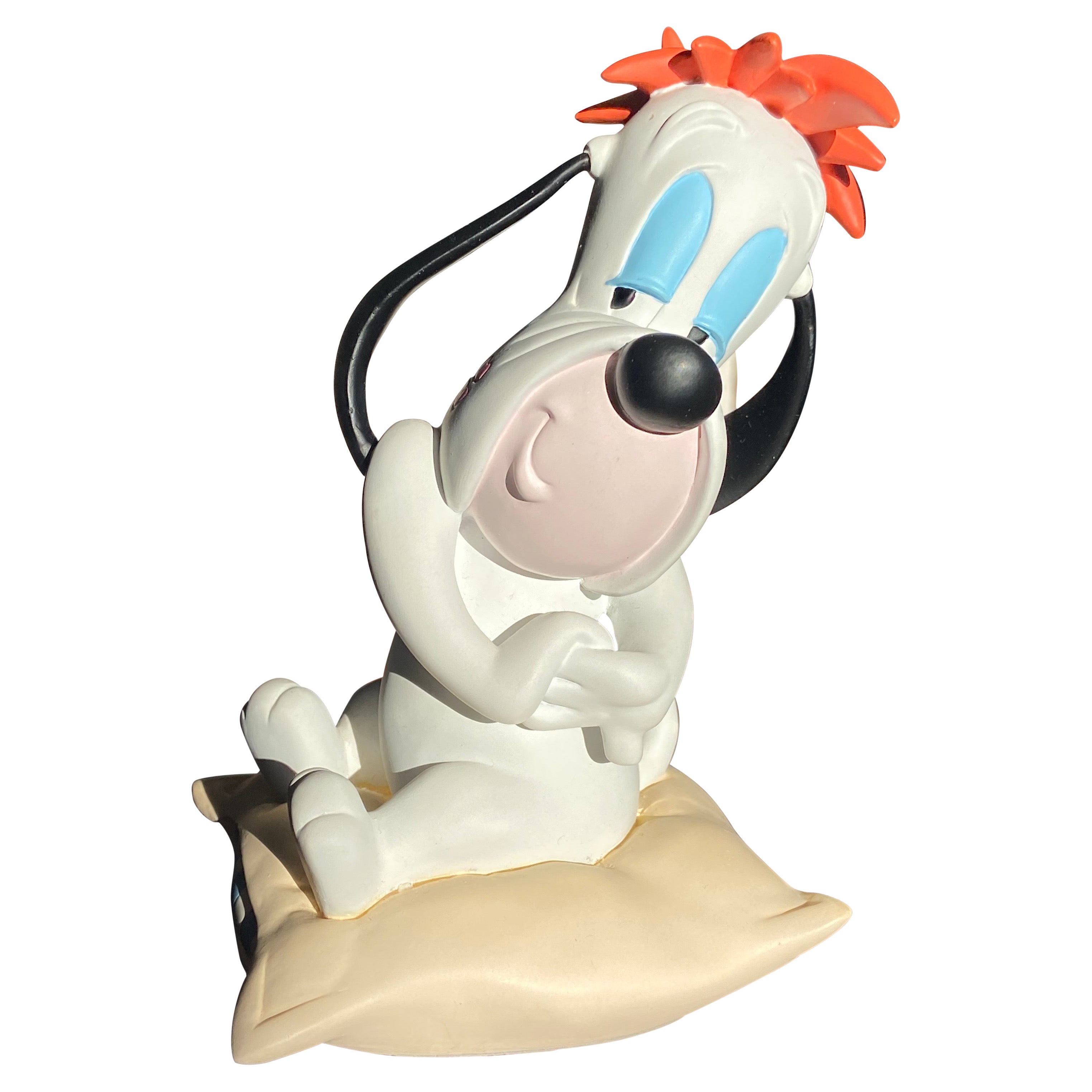 Statue de figurine rare et de collection d'un dauphin sur un coussin par Demons & Merveilles