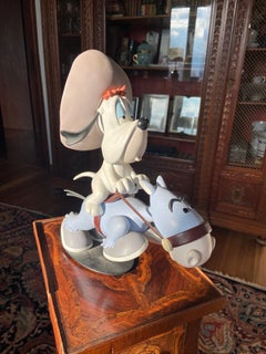 Rare and Collectable Droopy Riding a Horse Statuette by Demons & Merveilles