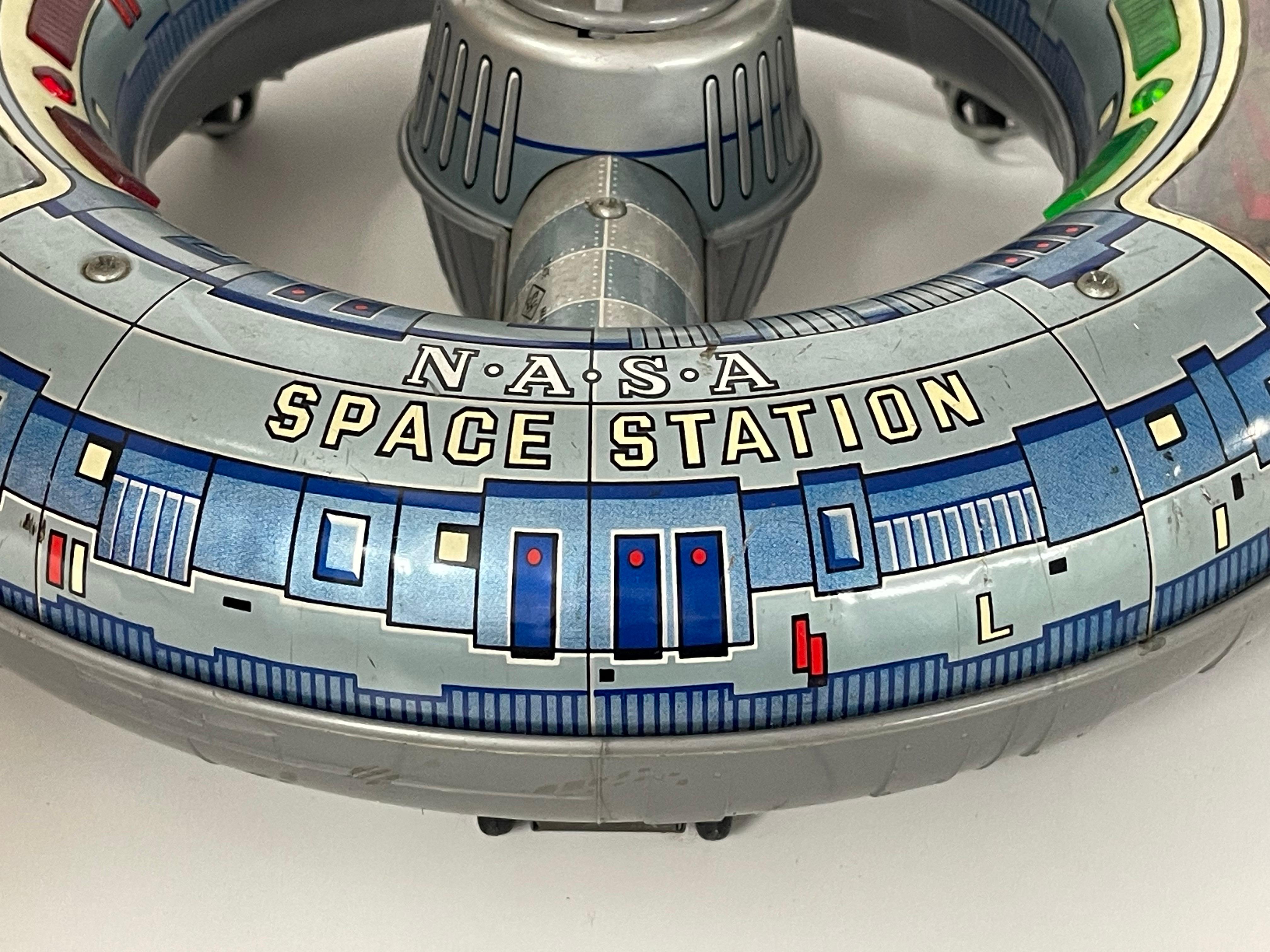 Rare and Collectible 1960's Horikawa Space Station Toy For Sale 11