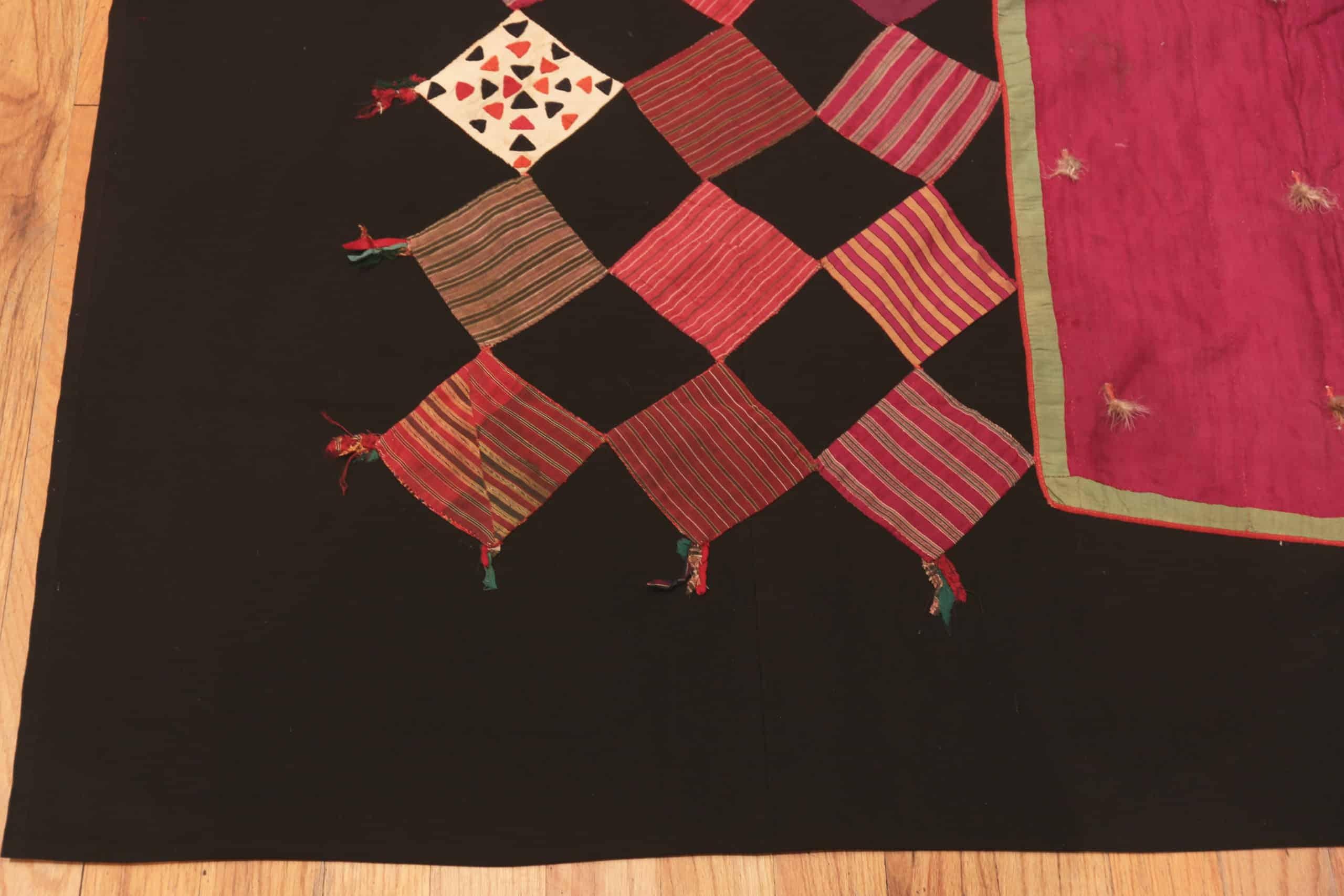 Tribal Rare and Collectible Antique Uzbekistani Horse Cover Textile 7' x 7'5