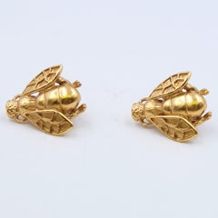 Rare and collectible Christian Dior Bee Earrings