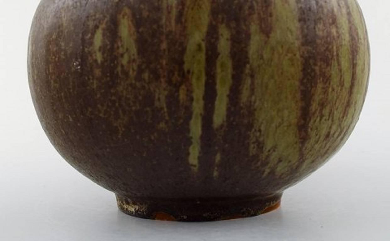 Danish Rare and Early Arne Bang for Holmegaard Ceramic Vase, 1930s