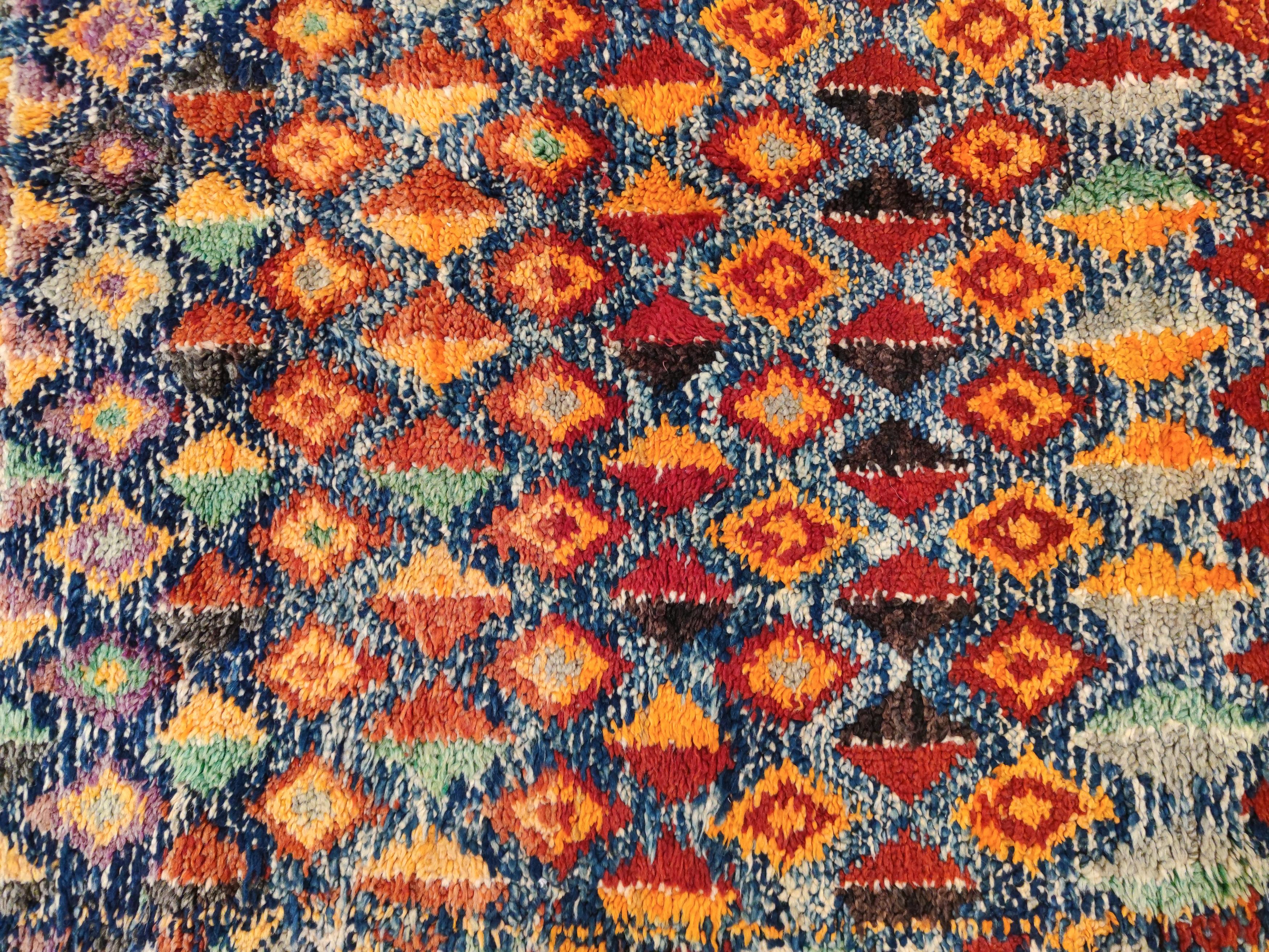 Early 20th Century Rare and Early Moroccan Beni Mguild Berber Rug