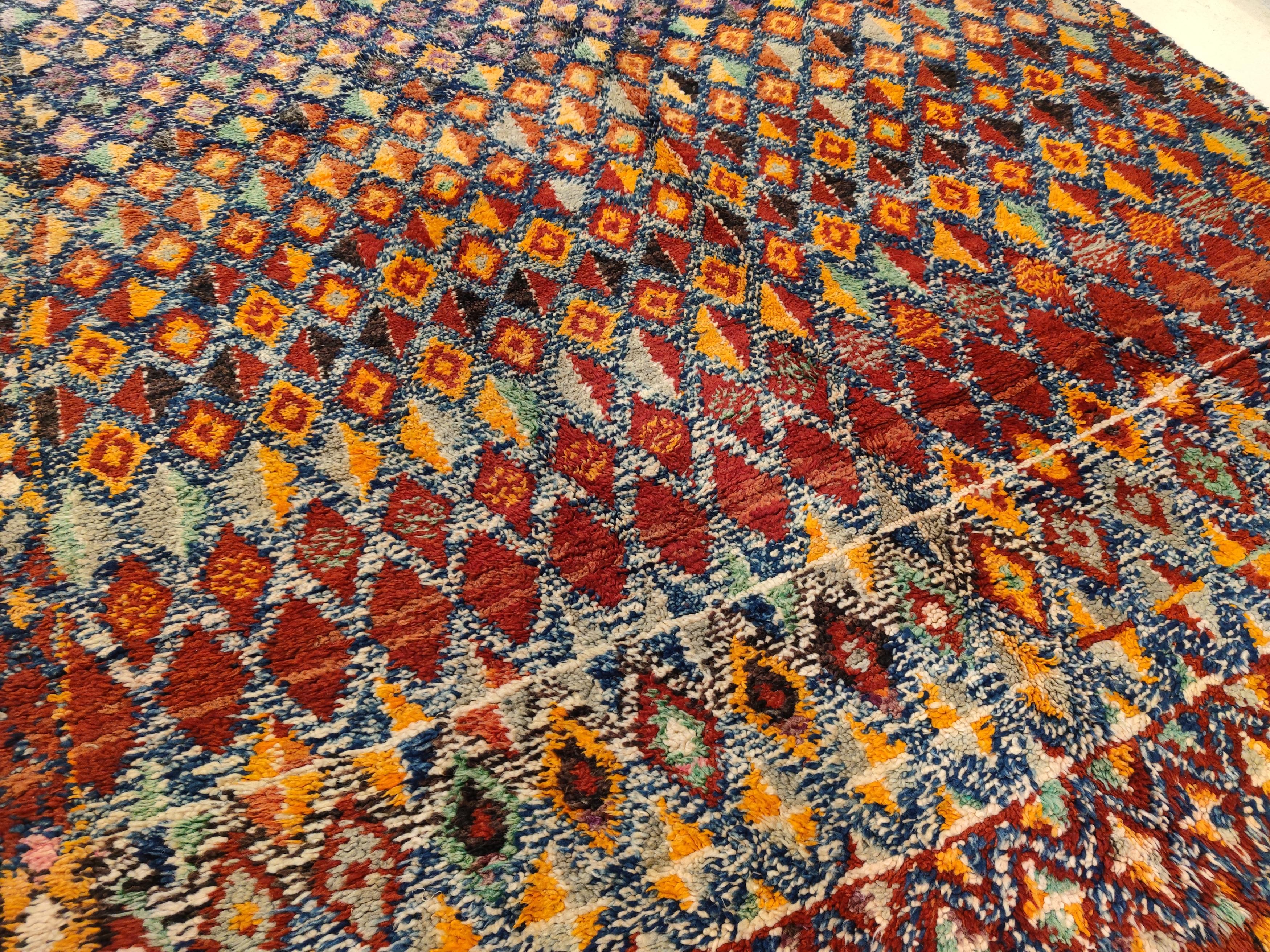 Rare and Early Moroccan Beni Mguild Berber Rug 1