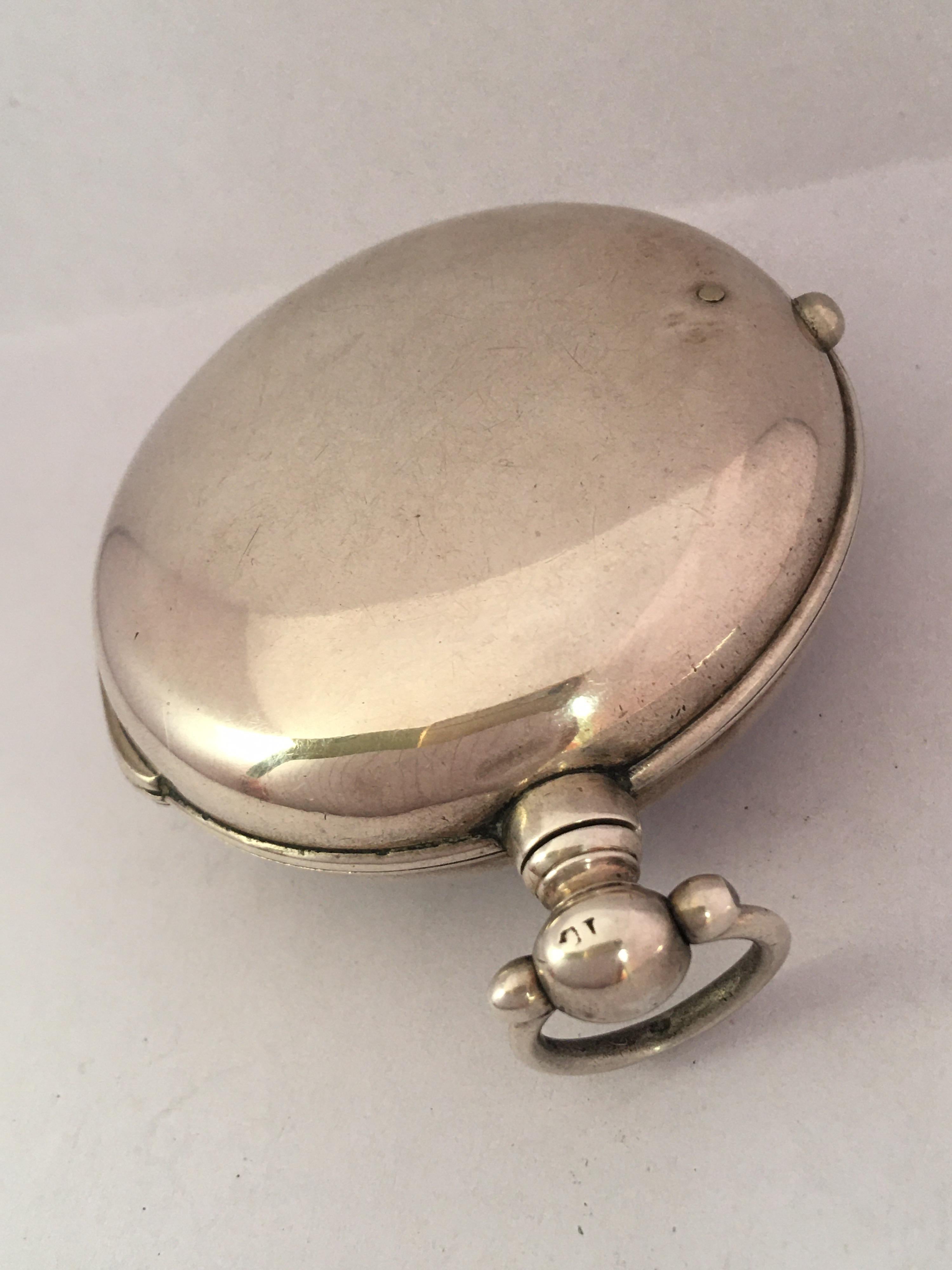 Rare and Early English Silver Pair of Cased Verge Fusee Pocket Watch For Sale 11