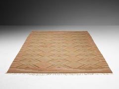 Rare and Early Laila Karttunen Finnish Handwoven Carpet in Wool