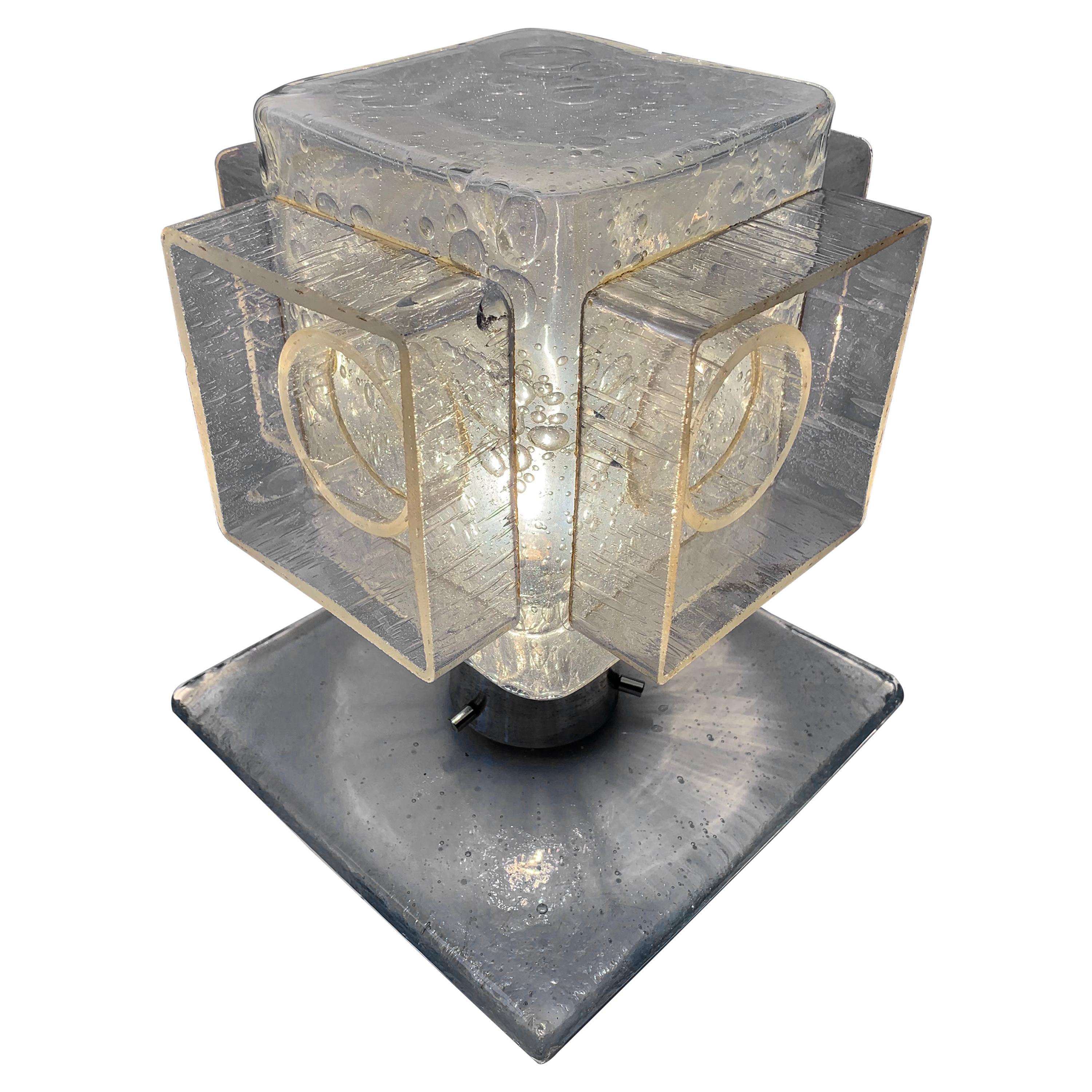 Rare and Early Production Table Light by Poliarte