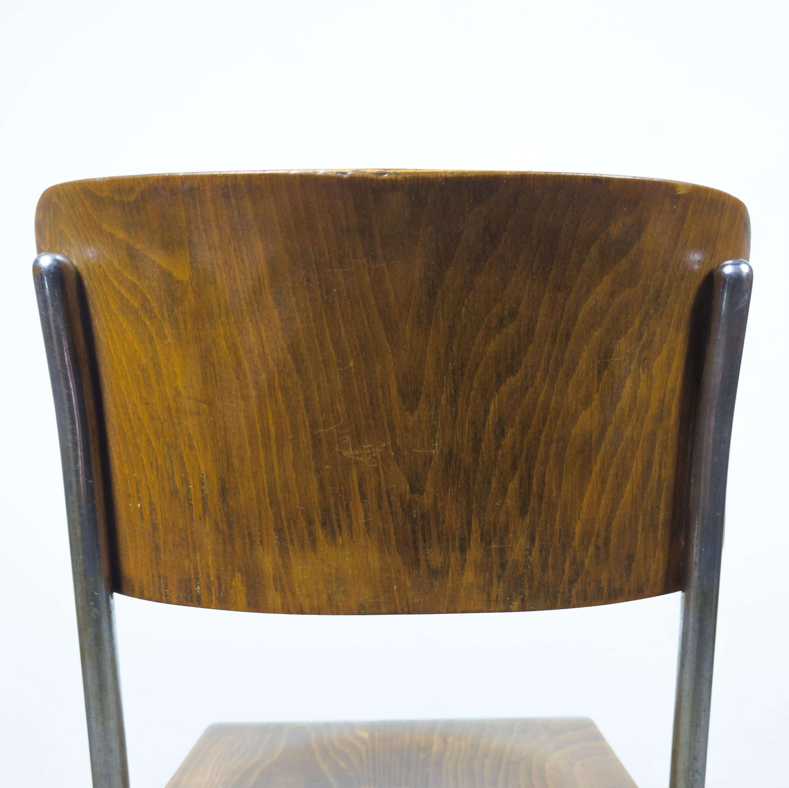 Début du 20ème siècle Rare et ancienne chaise cantilever S 43 de Mart Stam  en vente