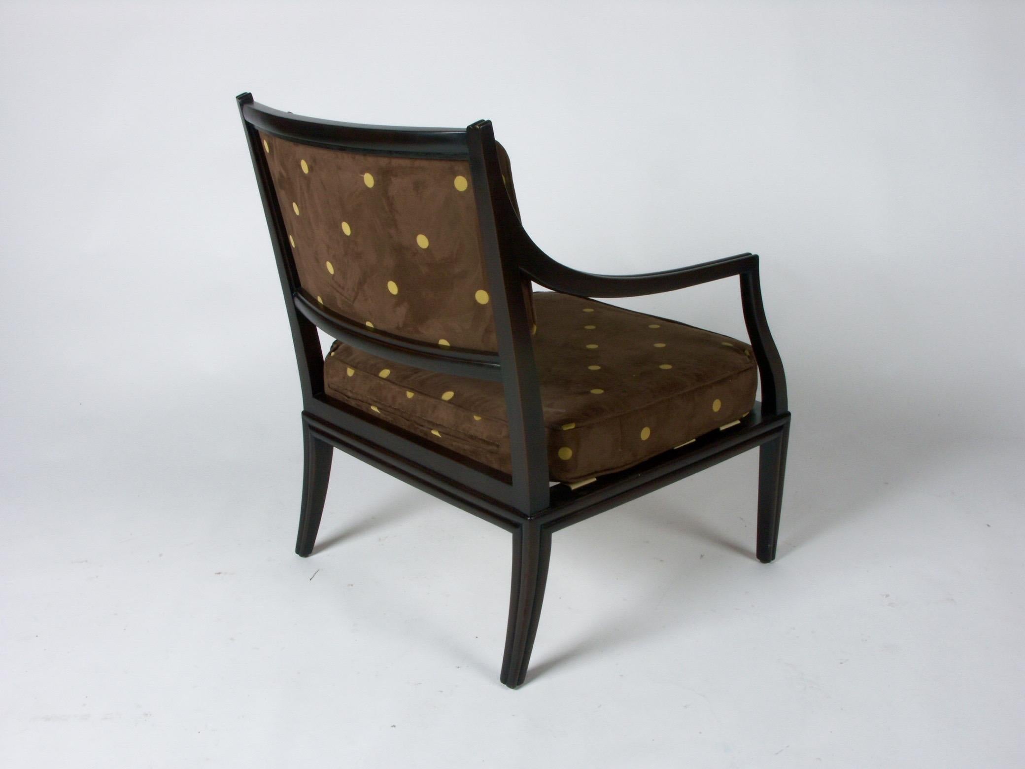 Mid-Century Modern Fauteuil de salon rare et élégant Edward Wormley pour Dunbar en vente