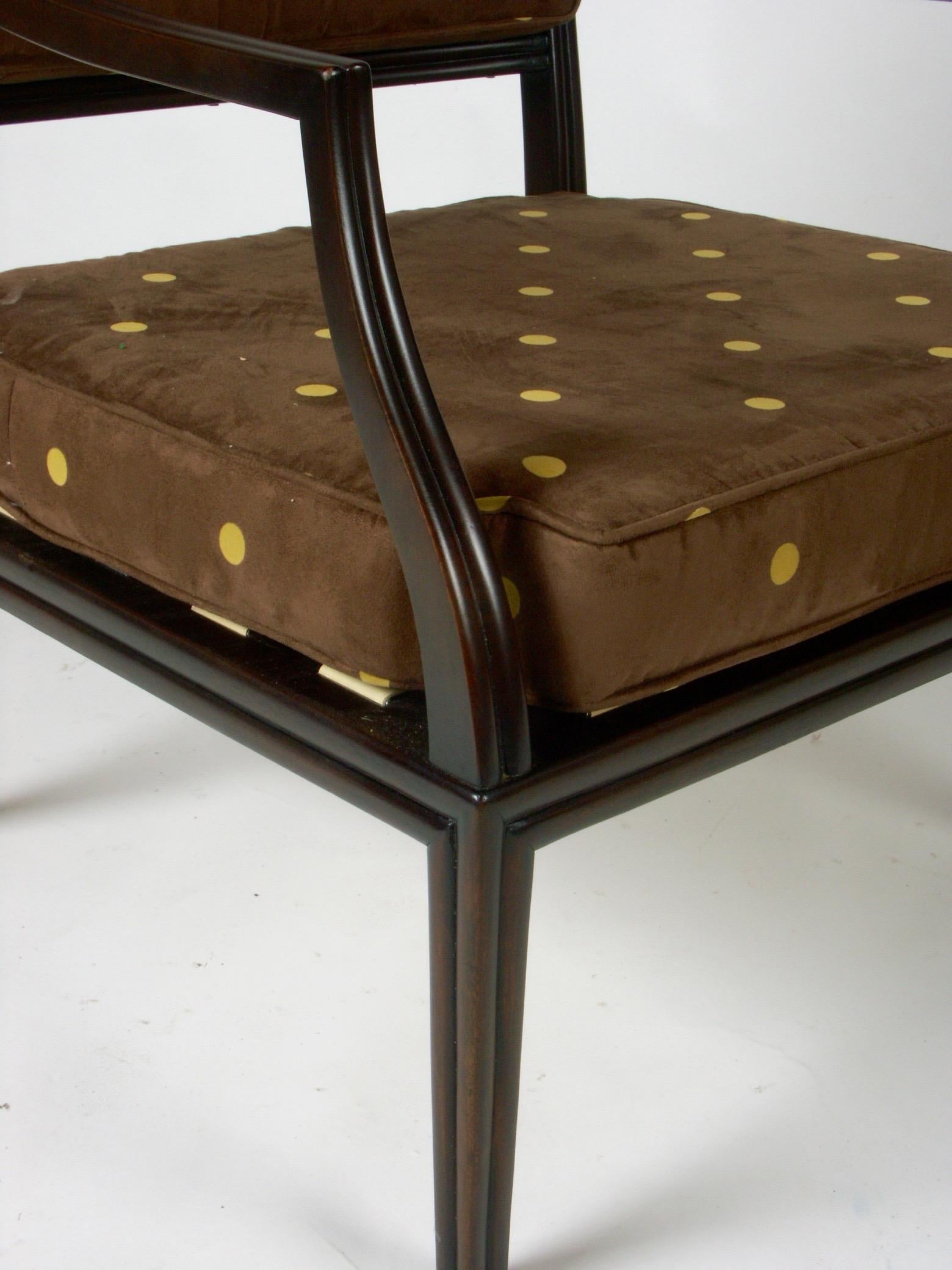 Raro y elegante sillón Edward Wormley para Dunbar Lounge en Excelente estado para la venta en St. Louis, MO