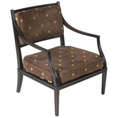 Rare and Elegant Edward Wormley for Dunbar Lounge Armchair