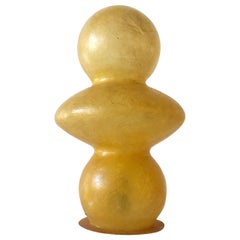 Rare and Elegant Fiberglass Table Lamp or Floor Light, 1980s, Germany