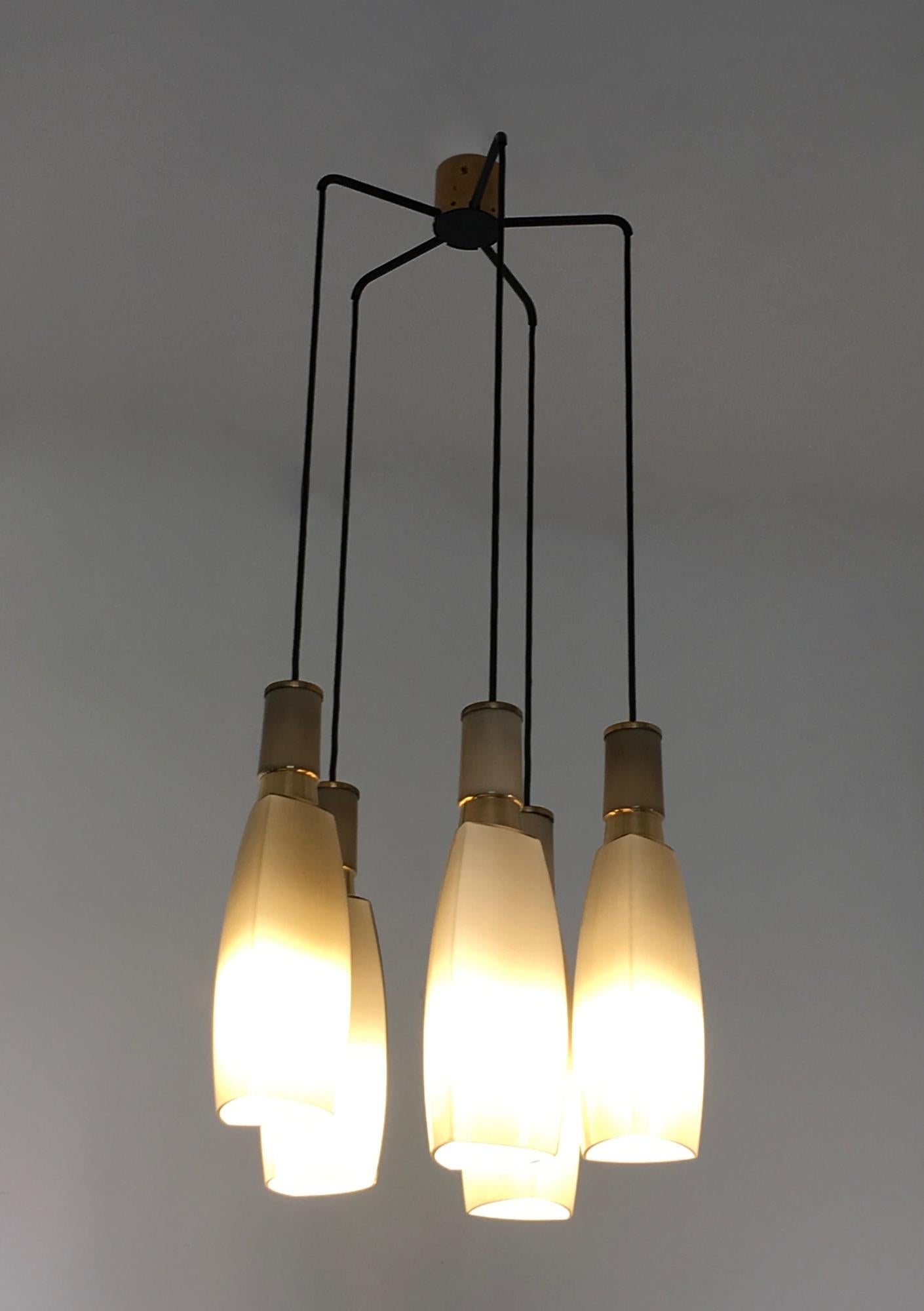 taupe chandelier
