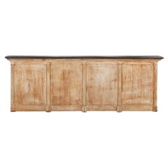 Rare and Elegant French Directoire Painted Shop Counter, C. 1830.