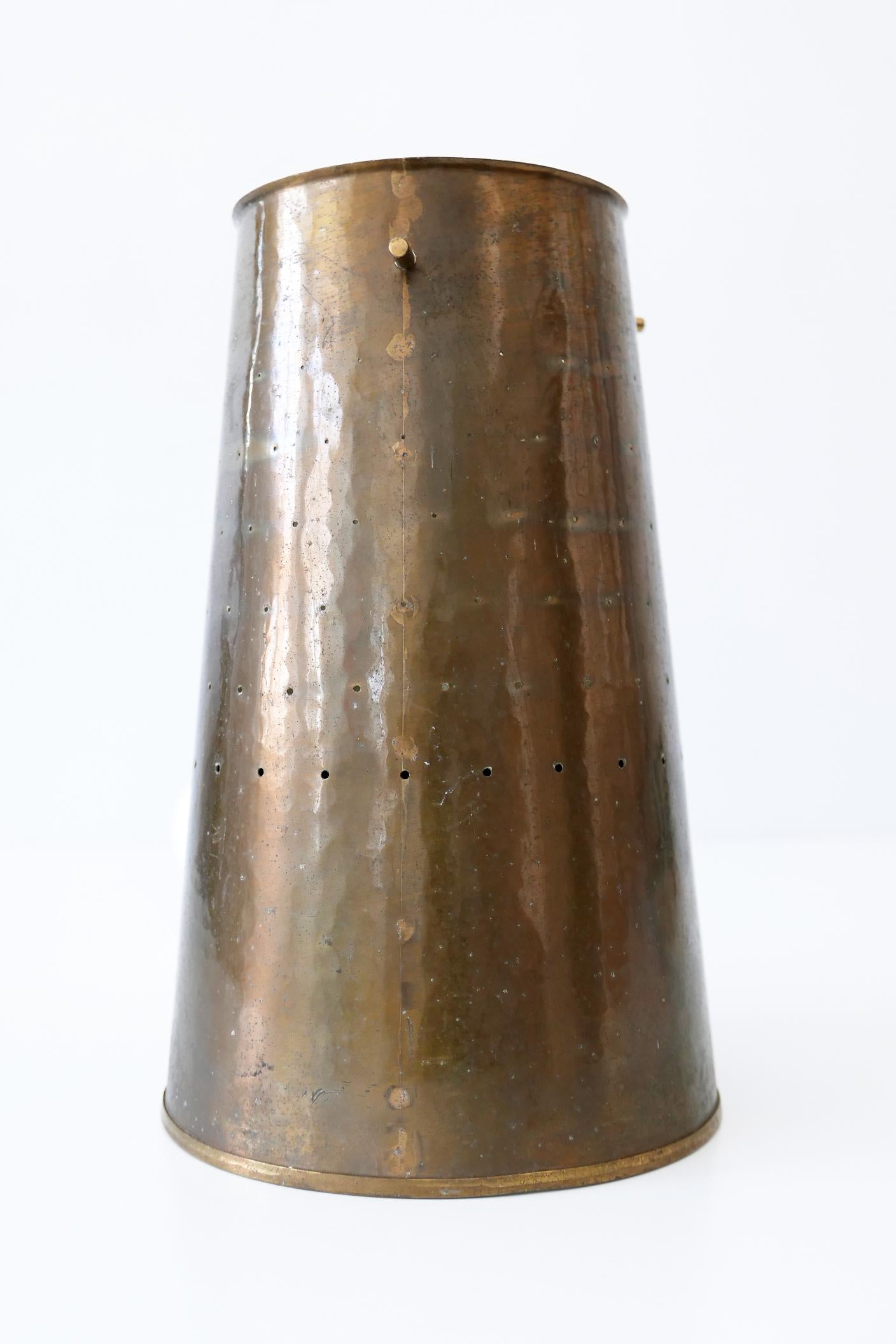 Rare and Elegant Mid-Century Modern Brass Pendant Lamp, 1950s, Germany 5