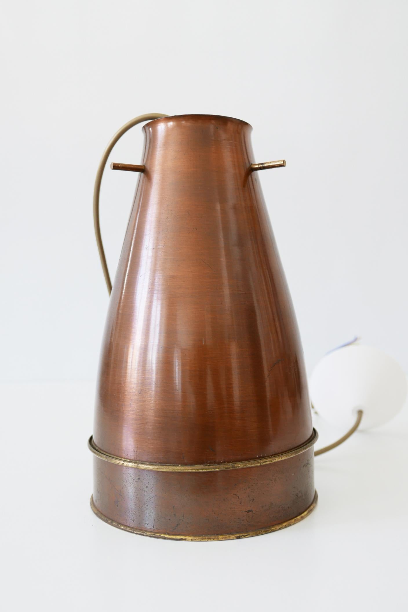 Rare and Elegant Mid-Century Modern Brass Pendant Lamp, 1950s, Germany 6