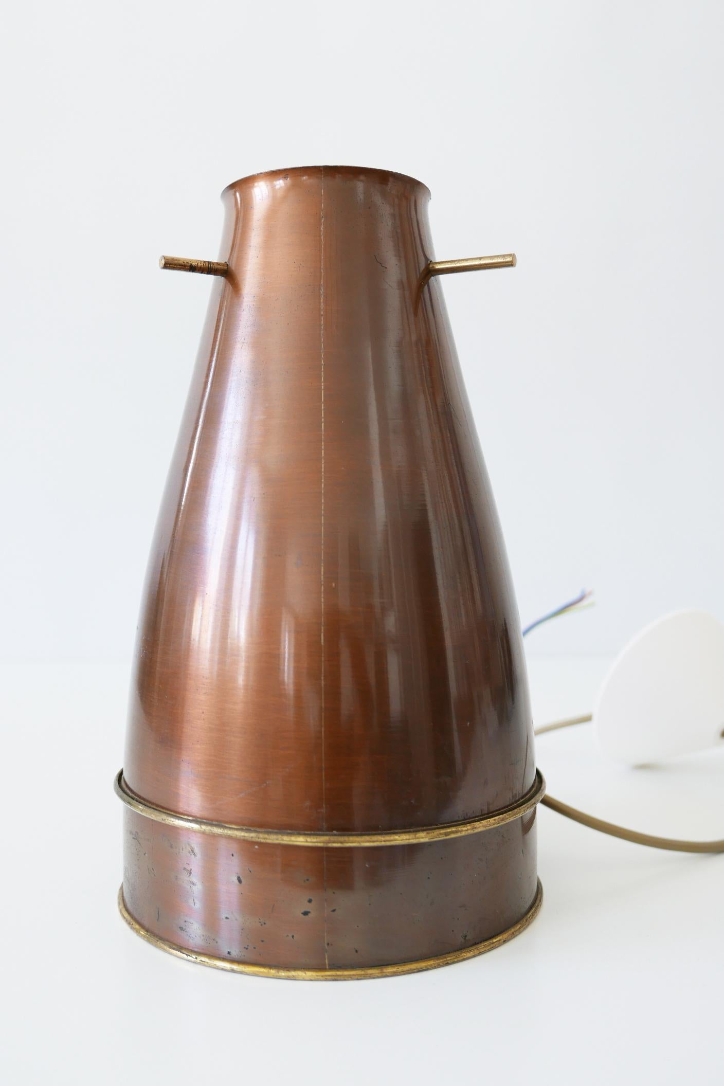 Rare and Elegant Mid-Century Modern Brass Pendant Lamp, 1950s, Germany 7