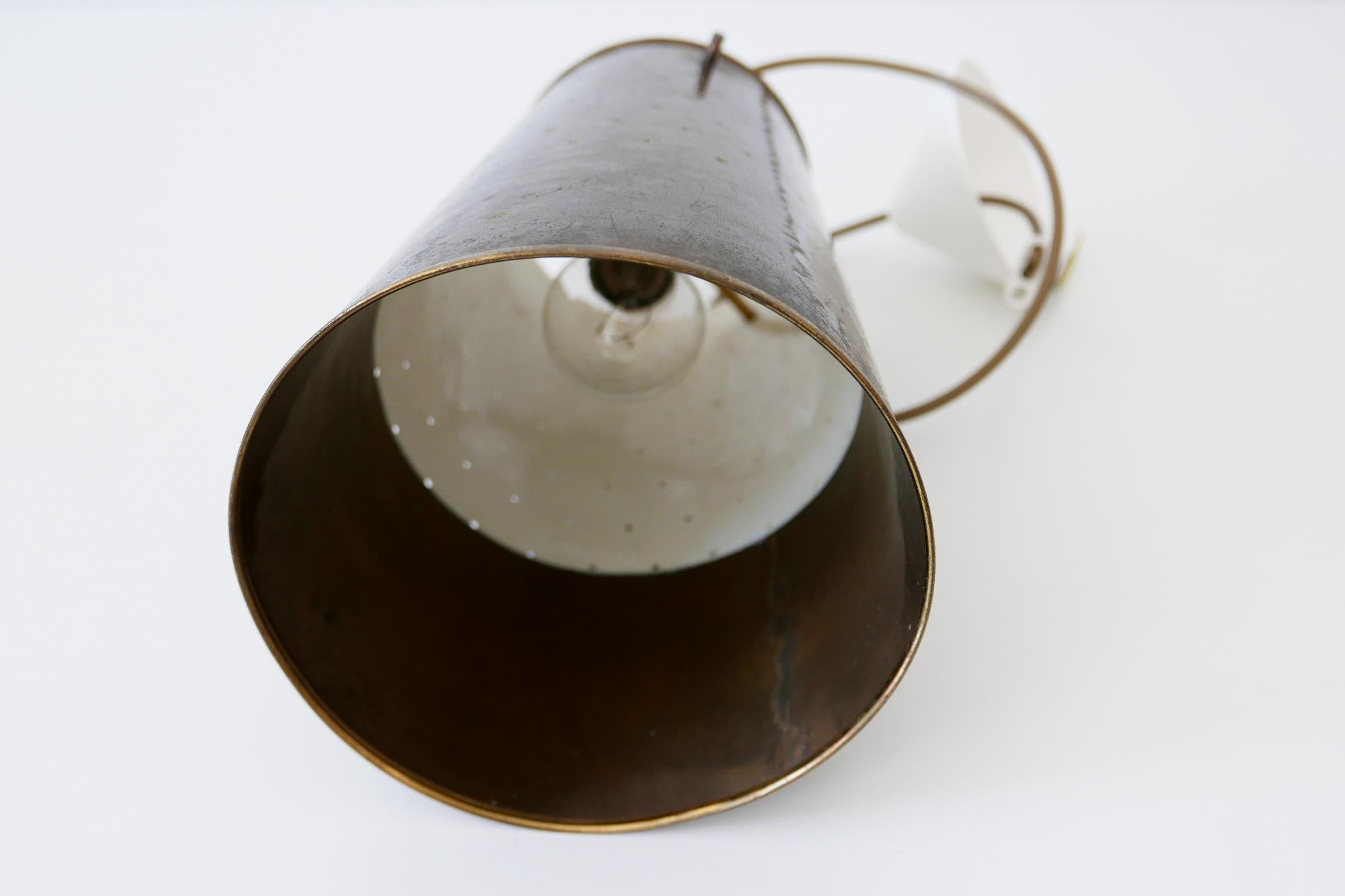 Rare and Elegant Mid-Century Modern Brass Pendant Lamp, 1950s, Germany 8
