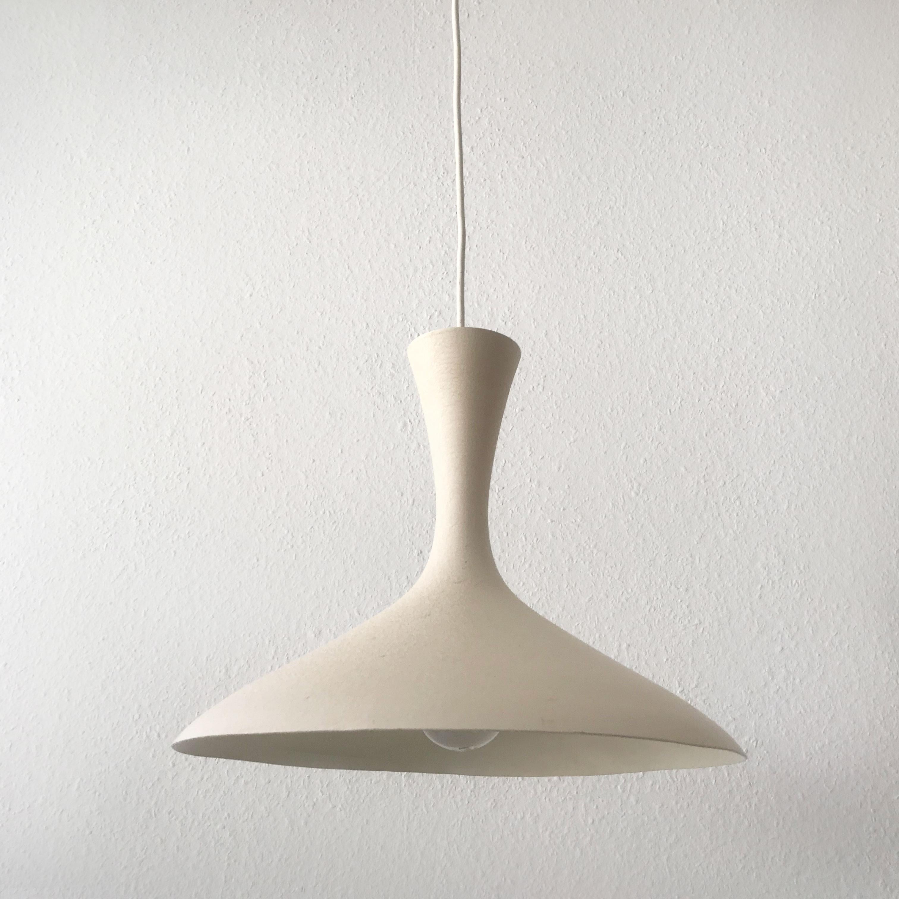 Mid-Century Modern Rare and Elegant Pendant Lamp by Louis Kalff for Gebrüder Cosack, 1950s, Germany