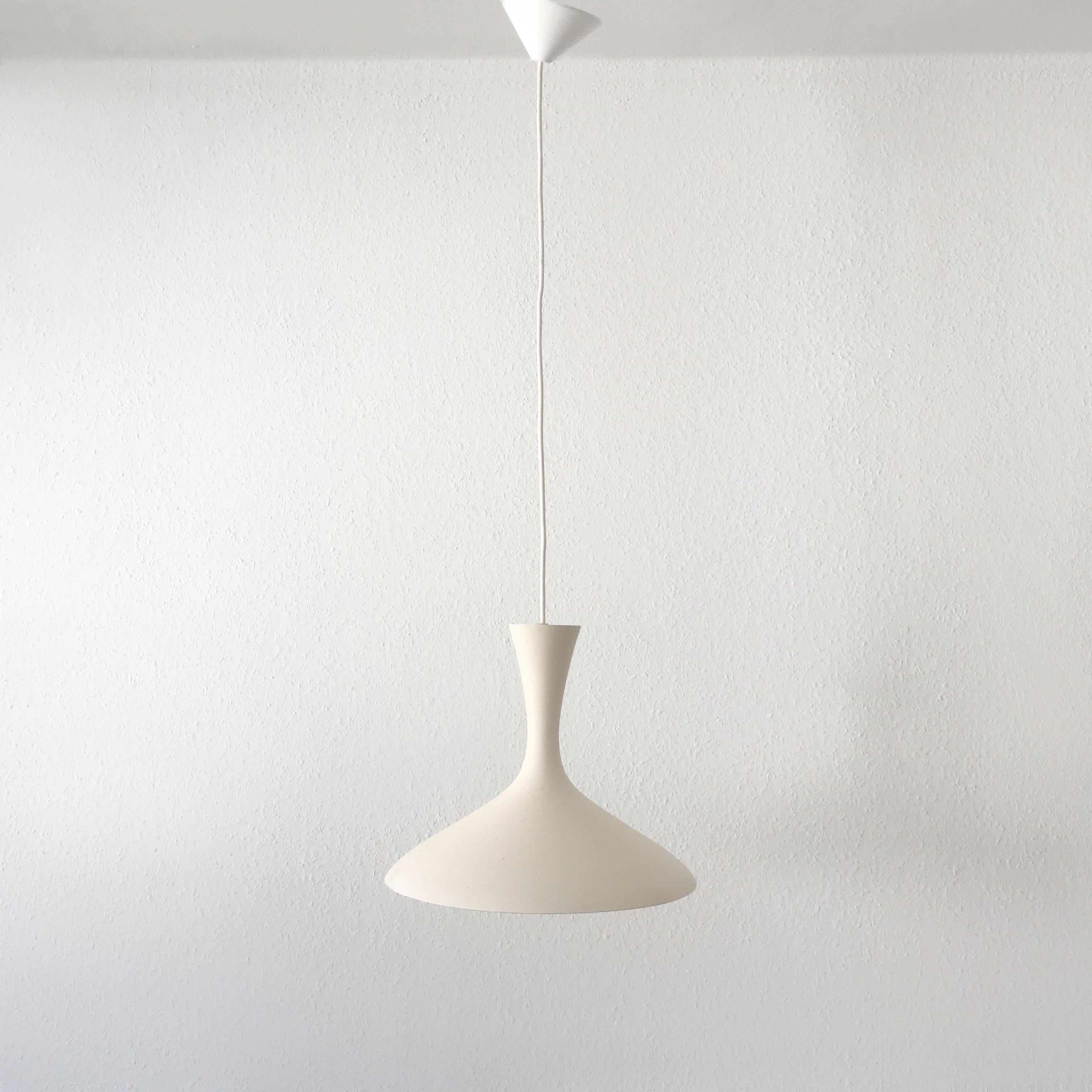Rare and Elegant Pendant Lamp by Louis Kalff for Gebrüder Cosack, 1950s, Germany In Good Condition In Munich, DE