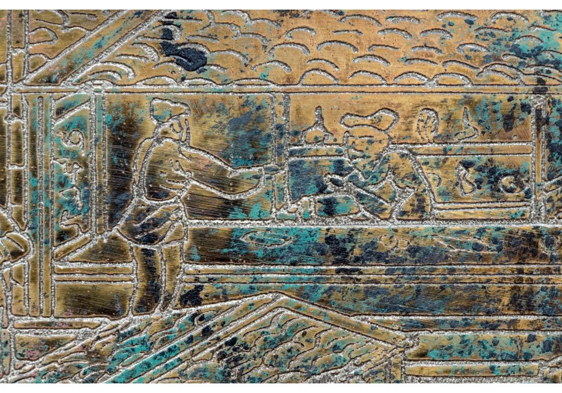 Supports de portes en bronze rares et exceptionnels par Philip et Kelvin Laverne Festival en vente 10