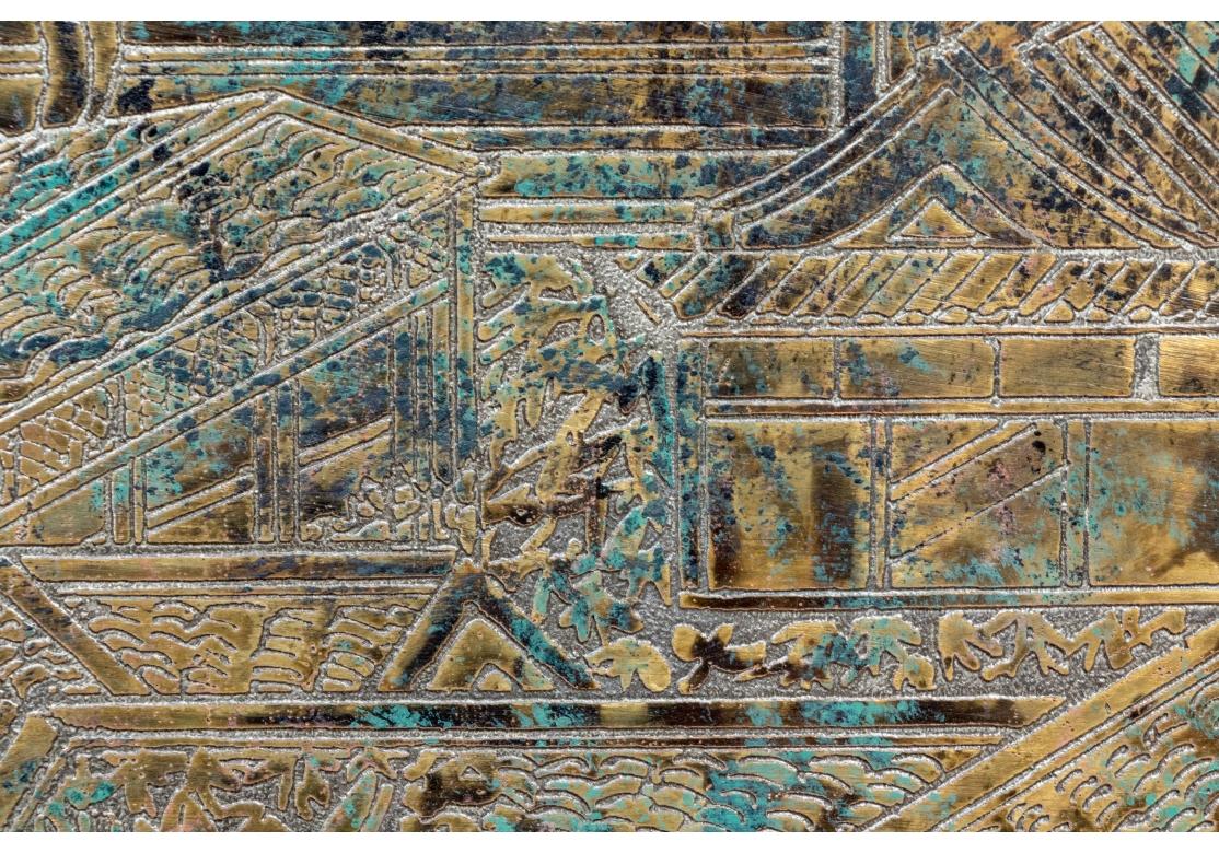 Supports de portes en bronze rares et exceptionnels par Philip et Kelvin Laverne Festival en vente 11