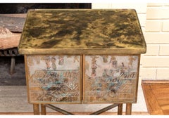 Rare And Exceptional Bronze Door Stands By Philip And Kelvin Laverne “Festival”